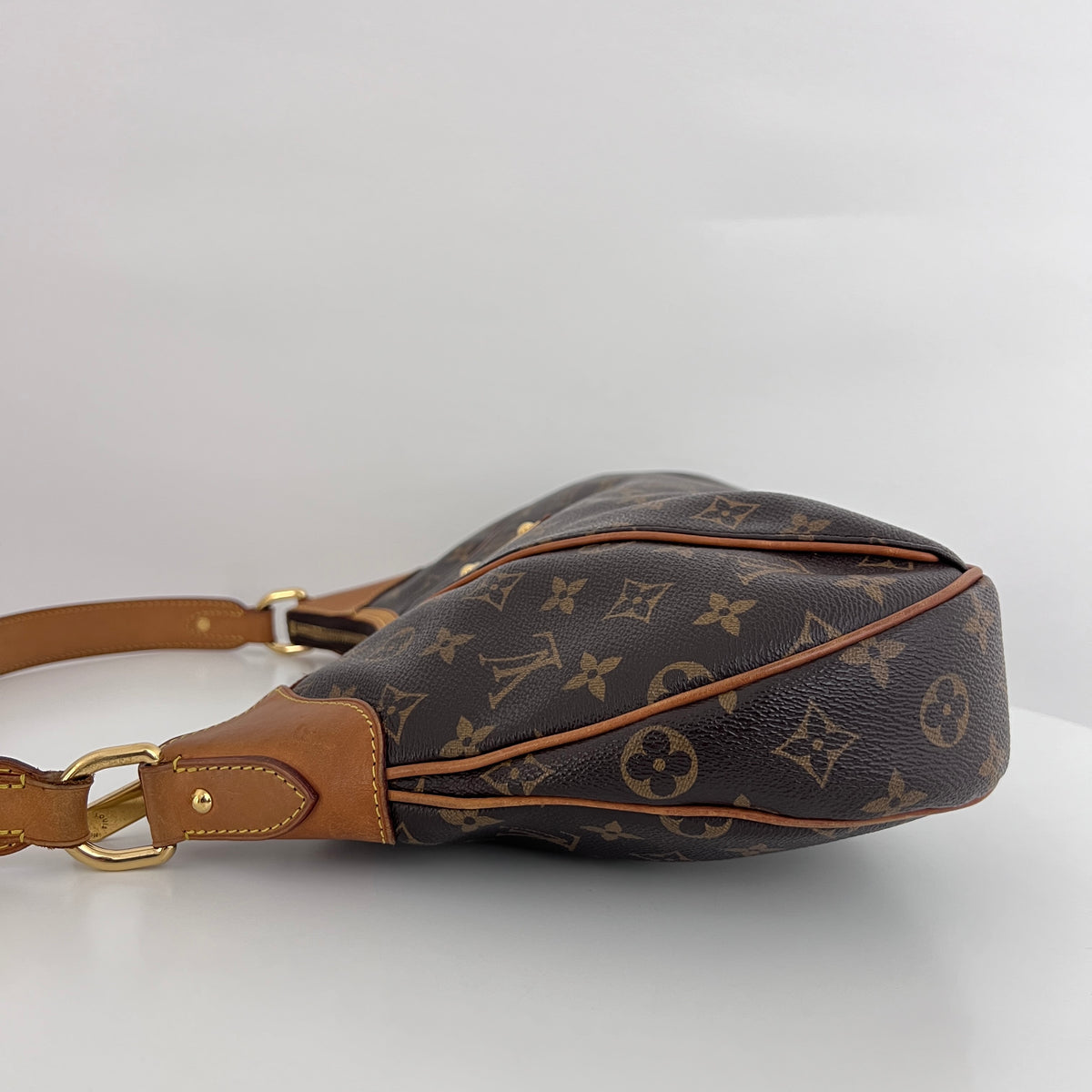 Sac LOUIS VUITTON Thames GM toile et cuir marron vintage 2011