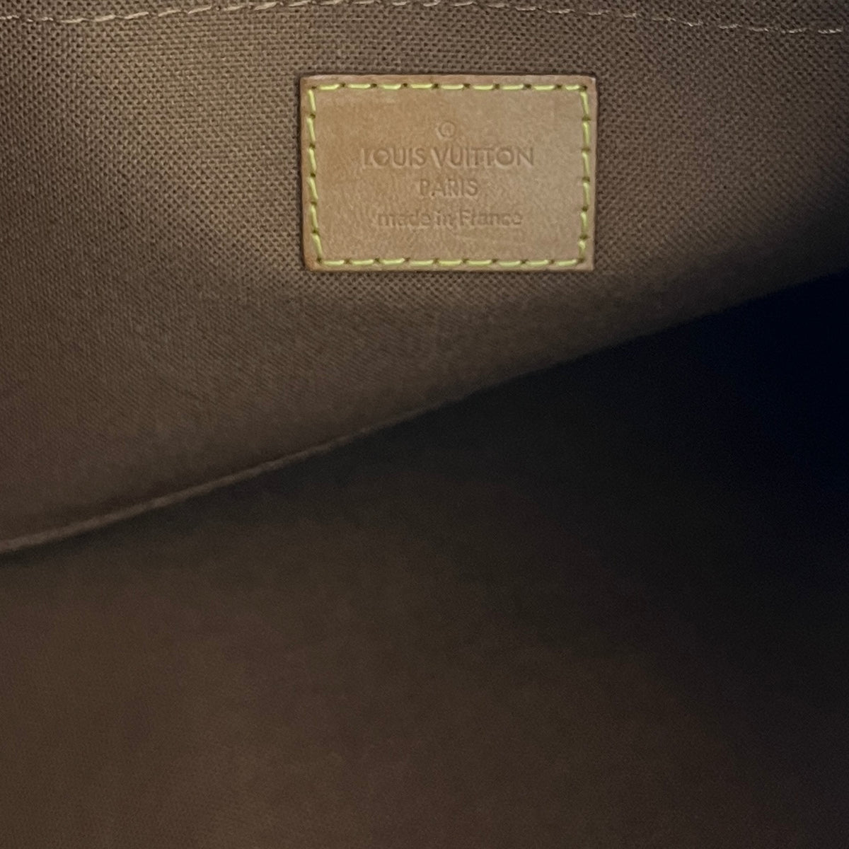 Sac LOUIS VUITTON Thames GM toile et cuir marron vintage 2011