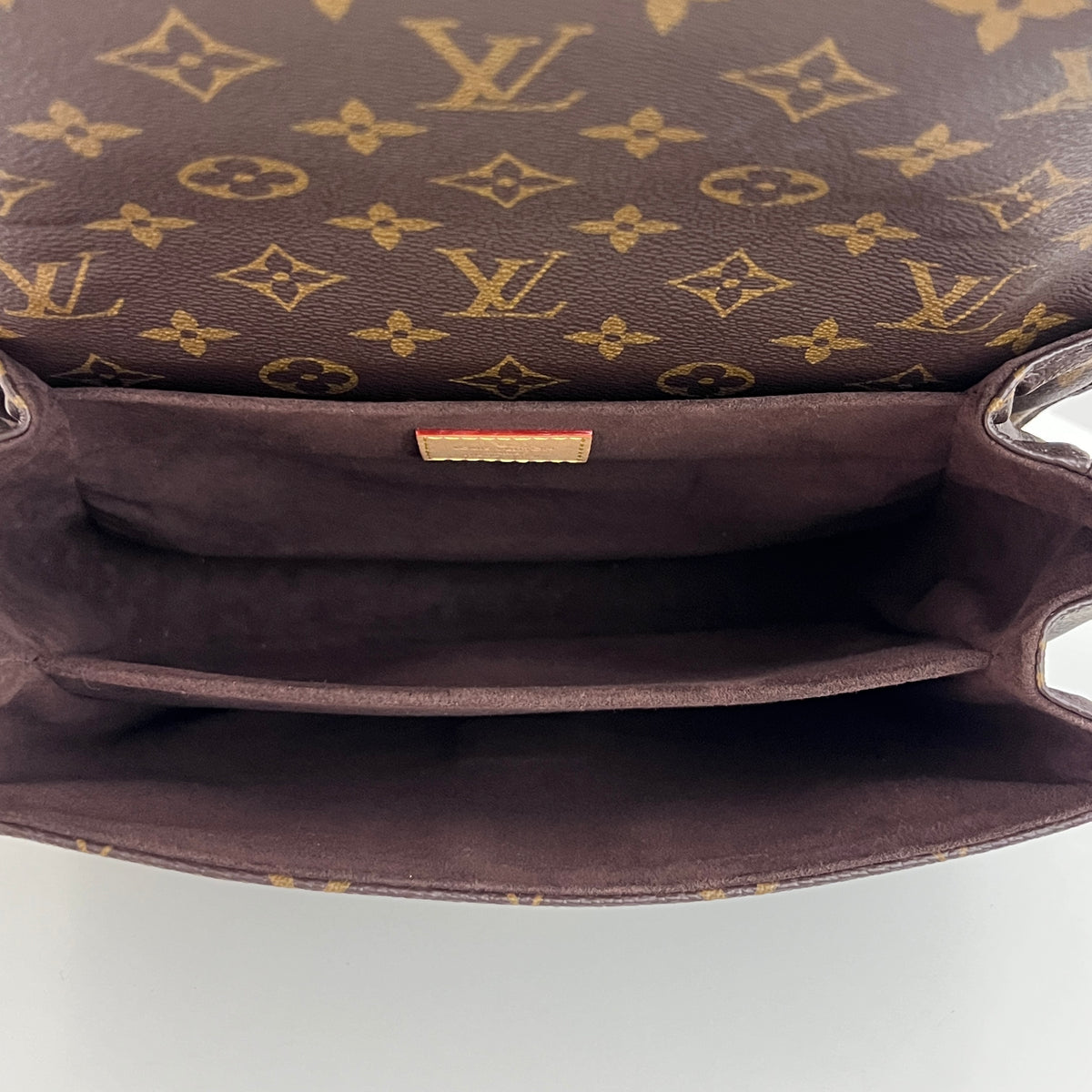 Sac à bandoulière LOUIS VUITTON Metis toile et cuir marron vintage circa 1990