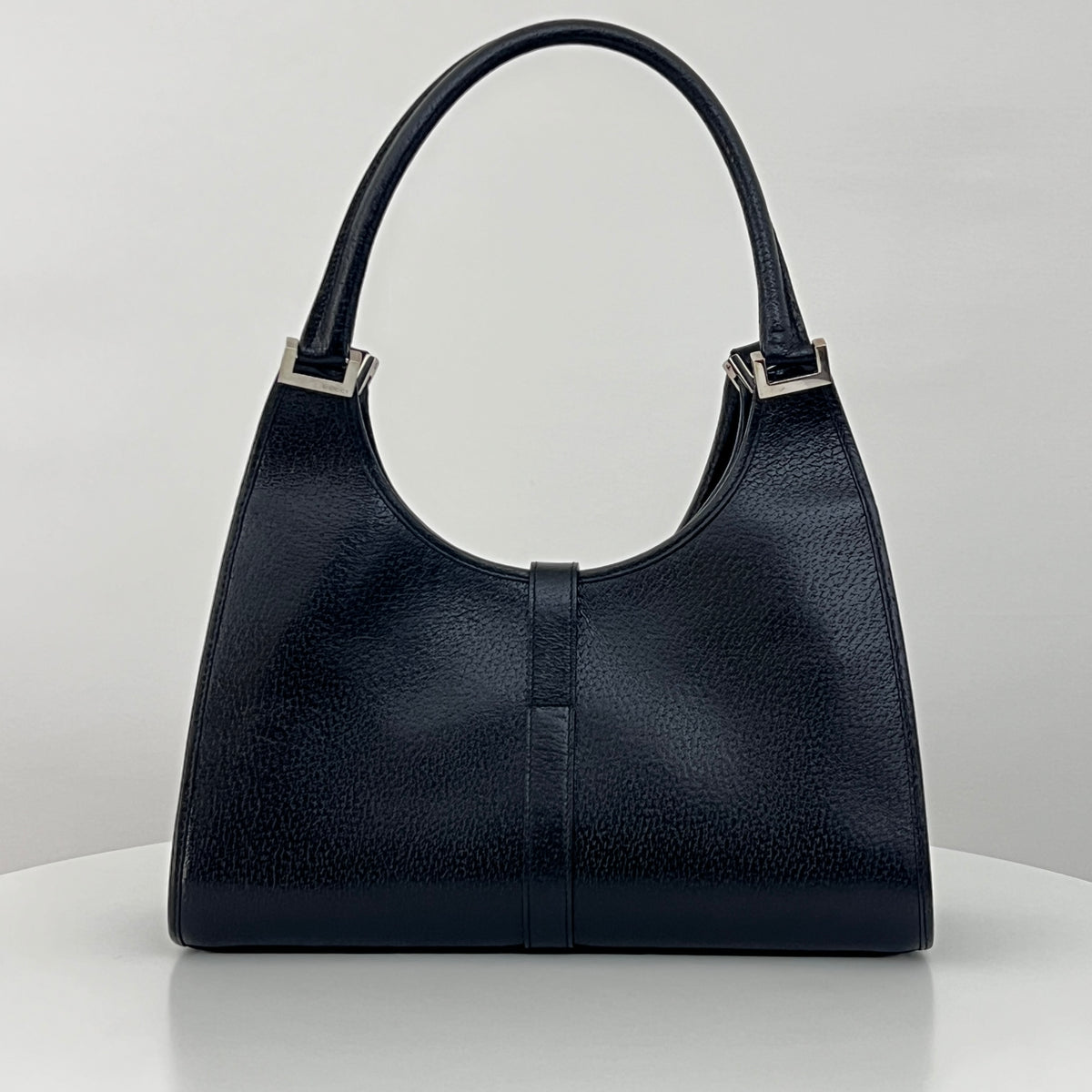 Sac GUCCI Jackie cuir grainé noir