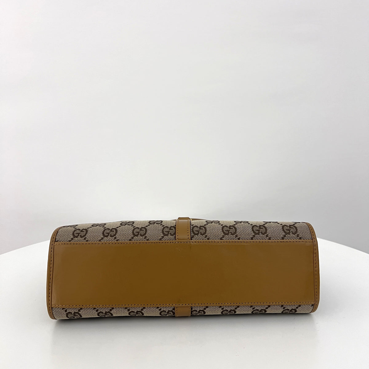 Sac GUCCI Jackie Small toile et cuir beige