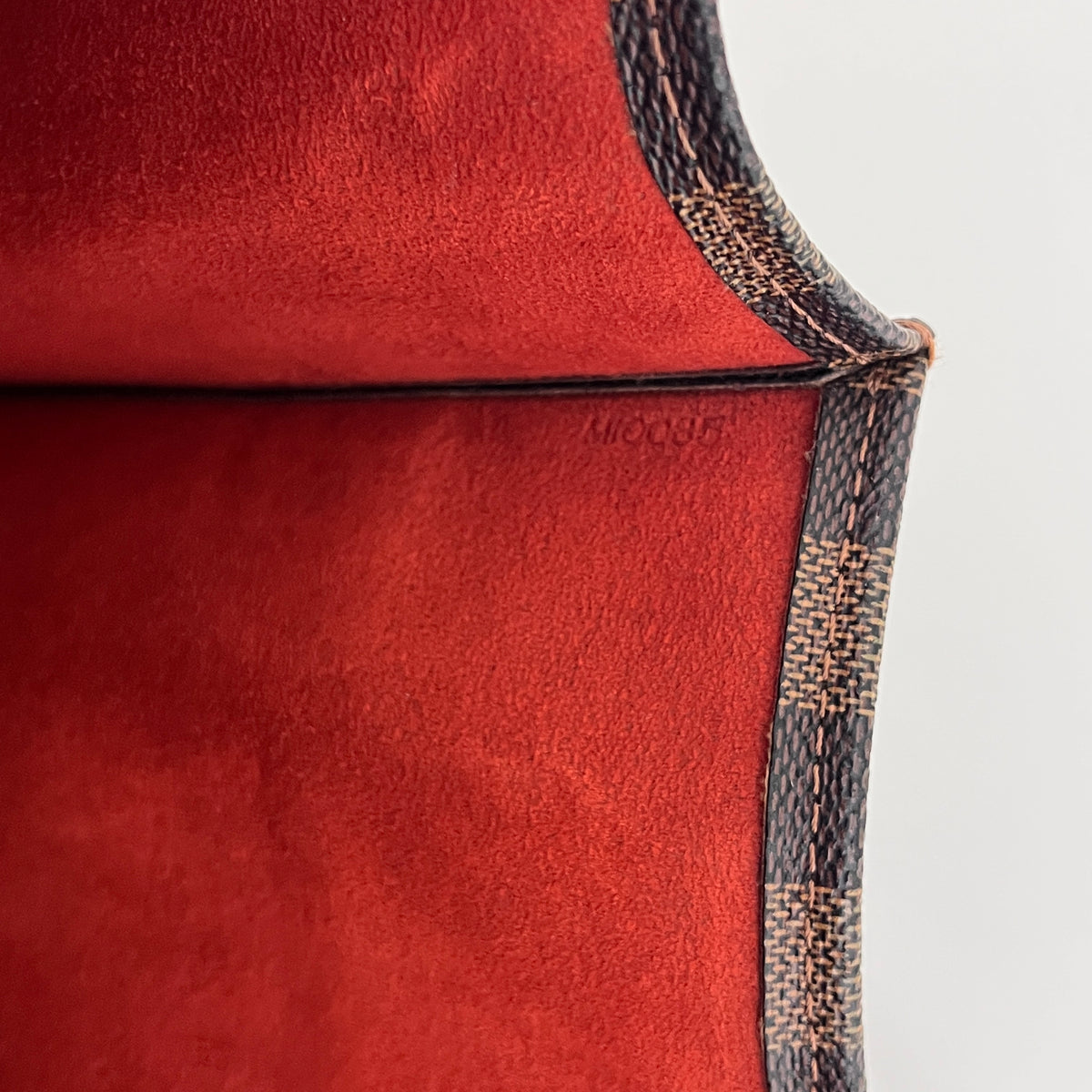 Sac LOUIS VUITTON Sac Plat toile et cuir marron vintage 2005