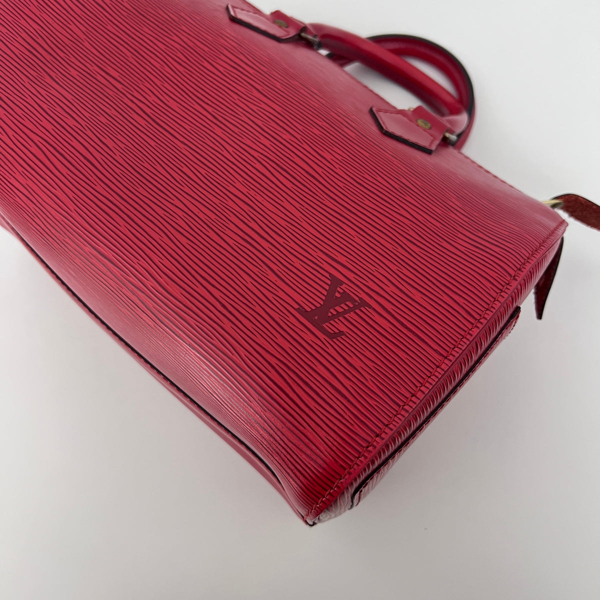 Vintage 1994 red Epi leather LOUIS VUITTON Speedy 25 bag
