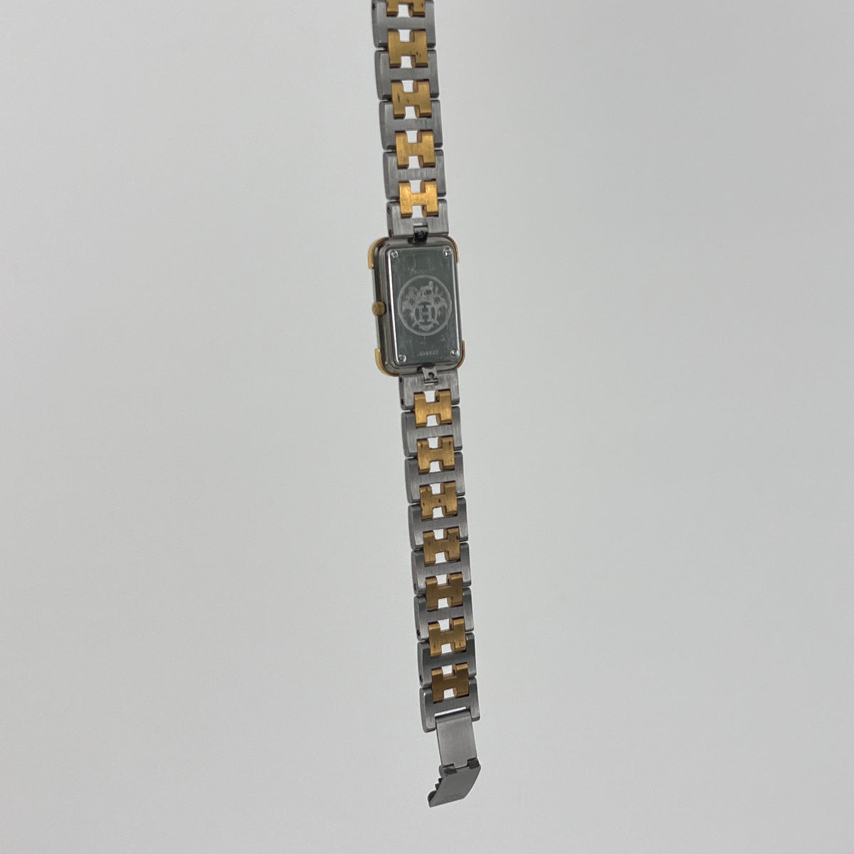 HERMÈS Croisière watch in two-tone steel