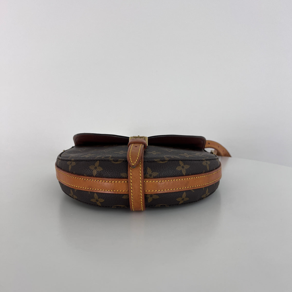 Sac à bandoulière LOUIS VUITTON Chantilly MM toile et cuir marron vintage 1994