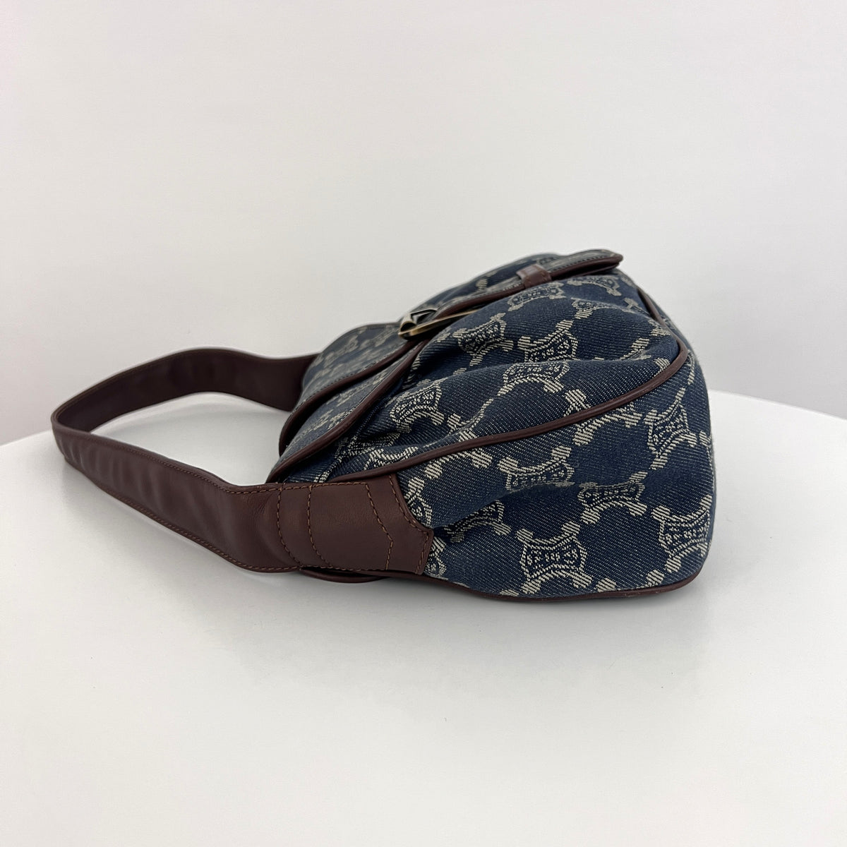 Sac CELINE Macadam MM denim bleu