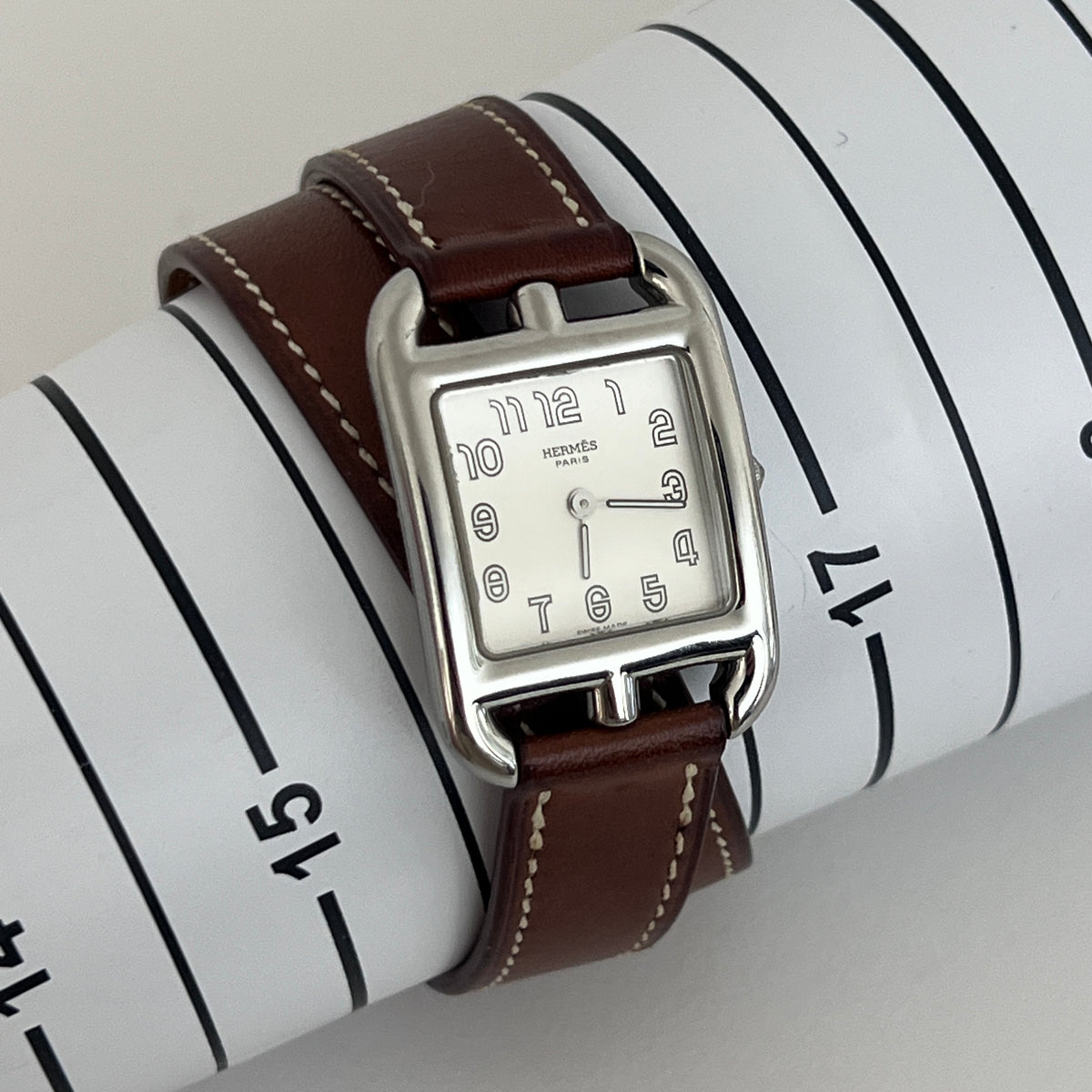 Montre HERMÈS Cape Cod acier argenté