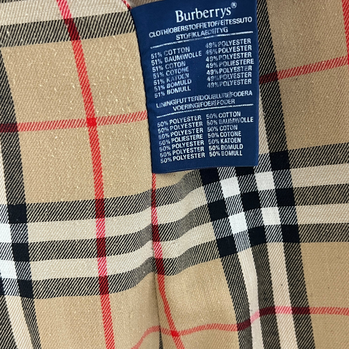 Trench BURBERRY XS coton beige Chelsea Circa 1990
