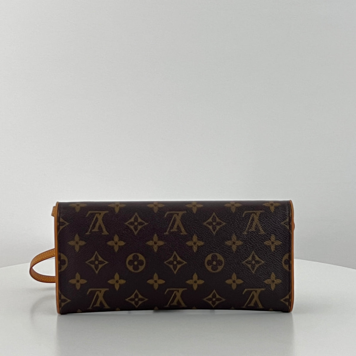 LOUIS VUITTON Twin GM Shoulder Bag in brown canvas and leather vintage 2000
