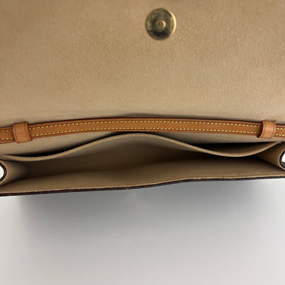 LOUIS VUITTON Twin GM Shoulder Bag in brown canvas and leather vintage 2000