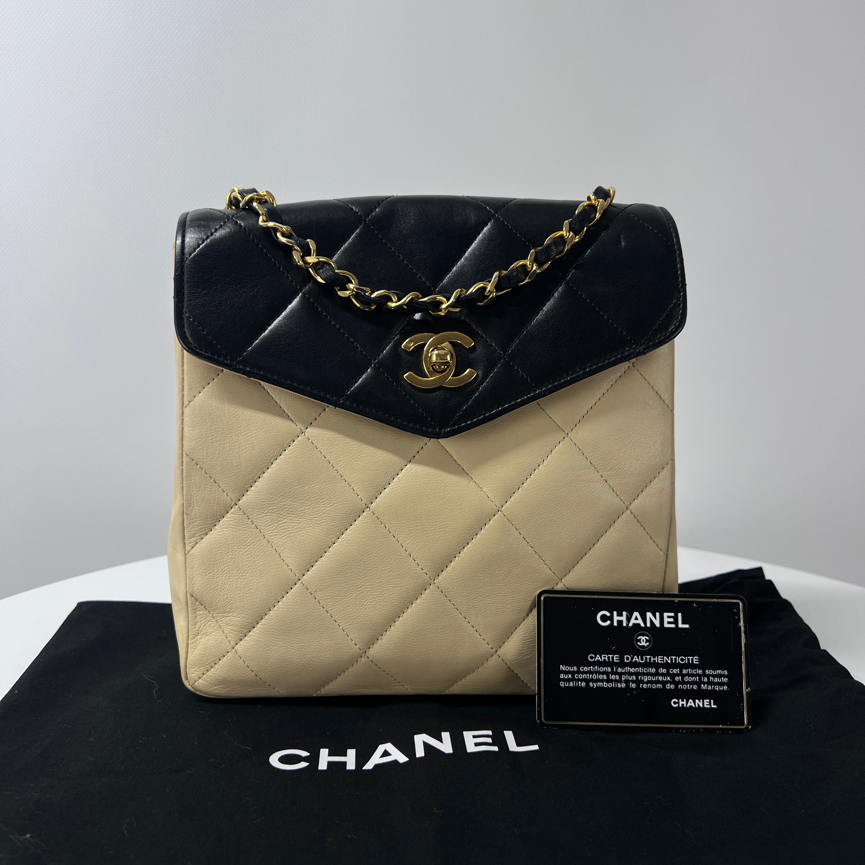 CHANEL Timeless two-tone handbag