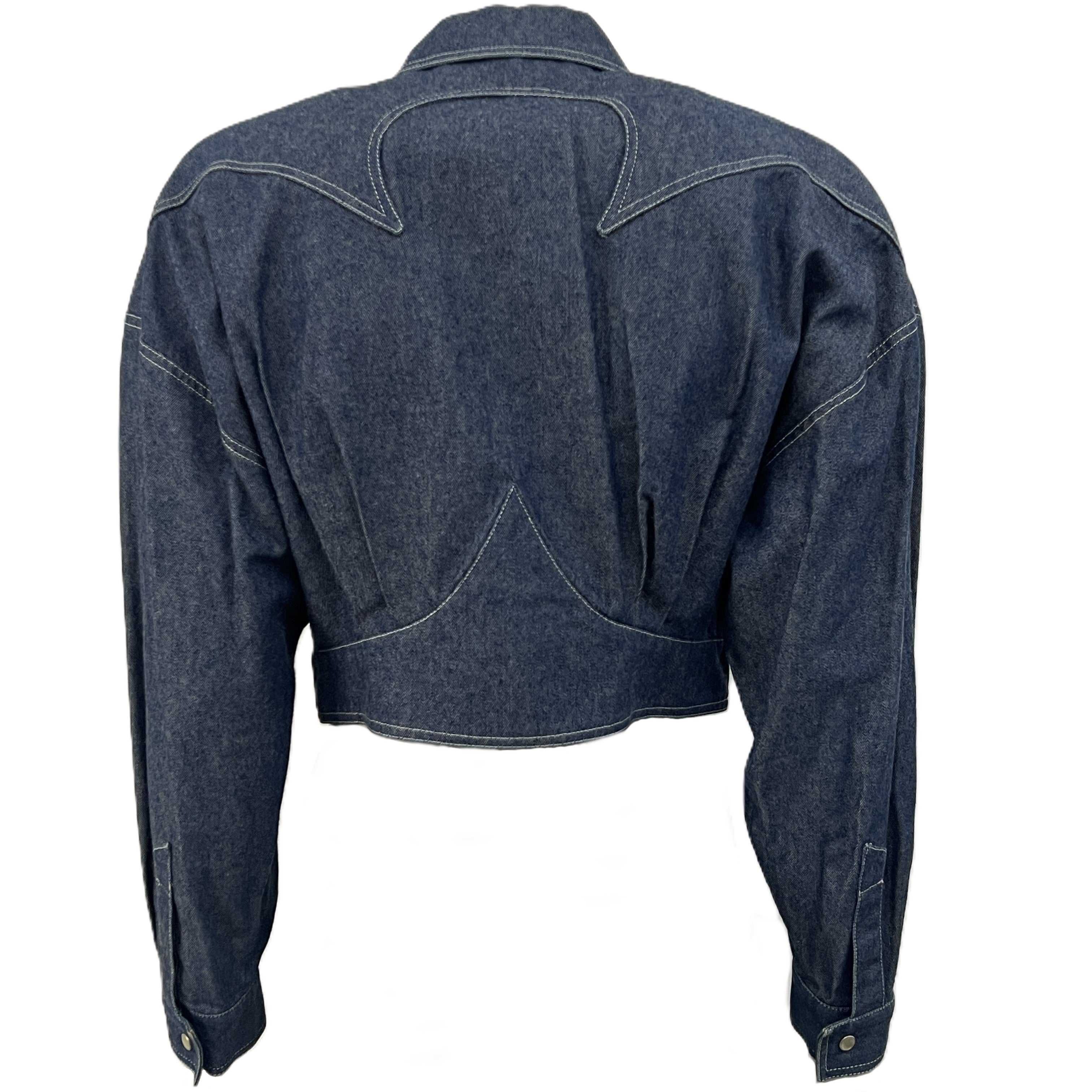 MUGLER S blue denim jacket