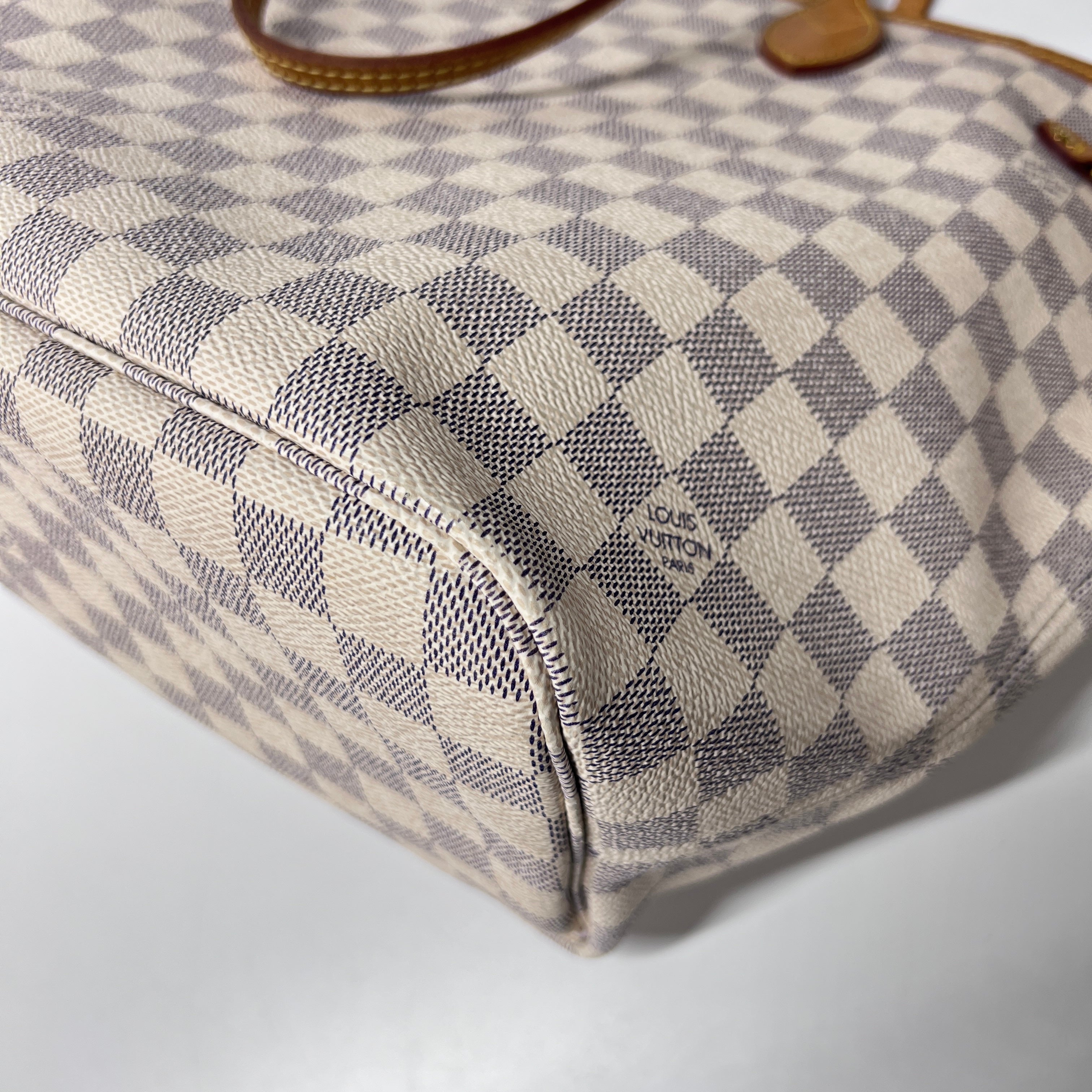 LOUIS VUITTON Neverfull GM handbag in multi-colored canvas and leather