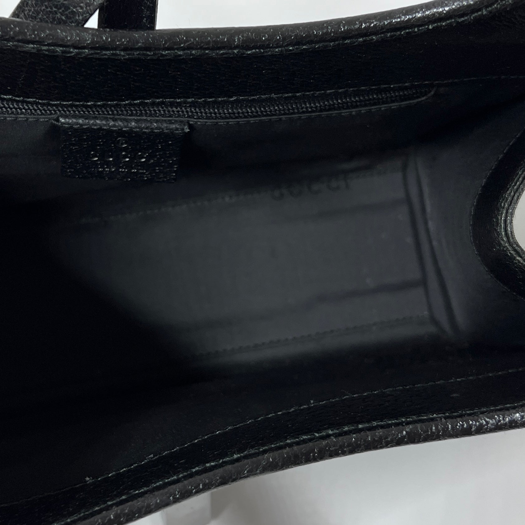 GUCCI Jackie black leather handbag