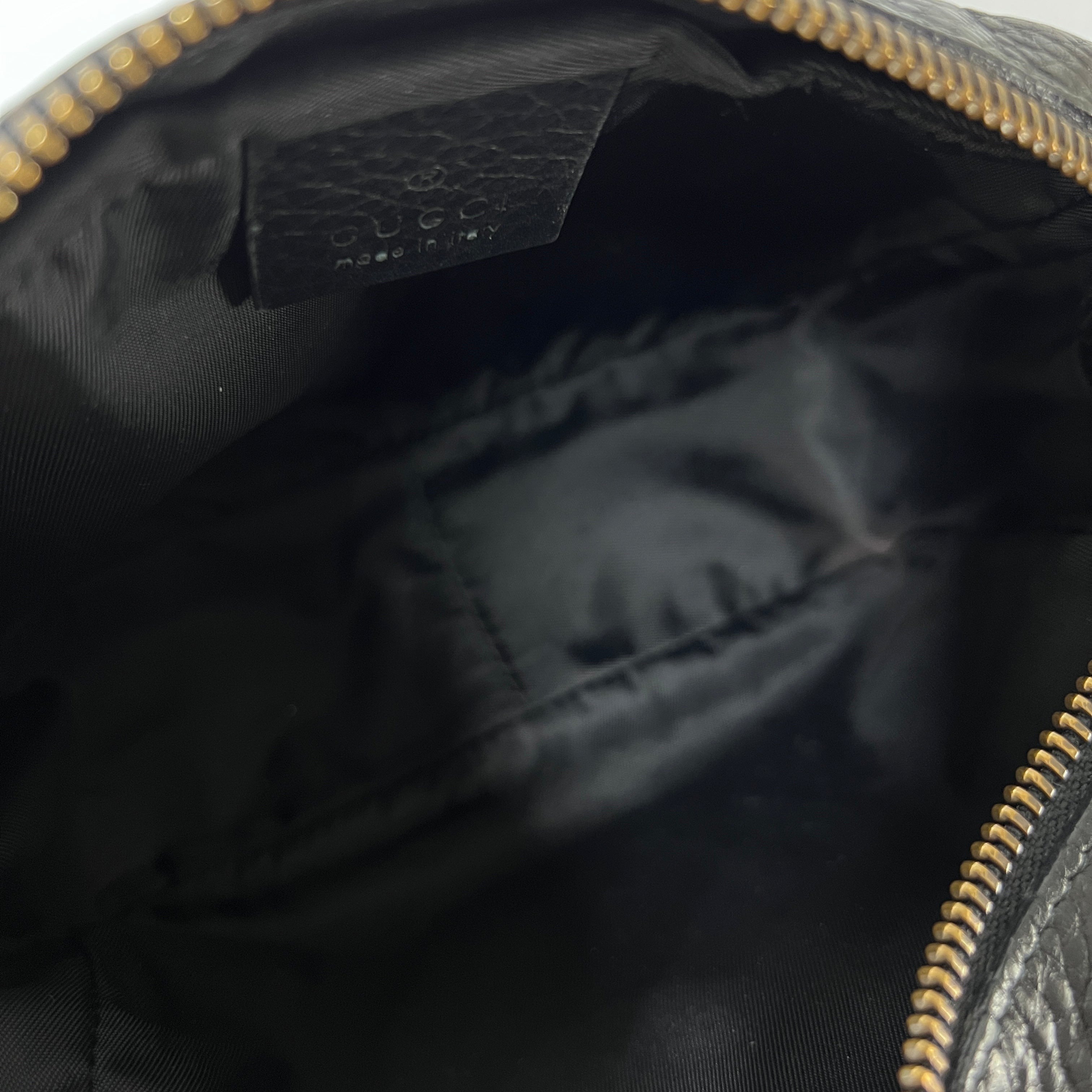 Sac à main GUCCI Camera Soho Disco cuir noir