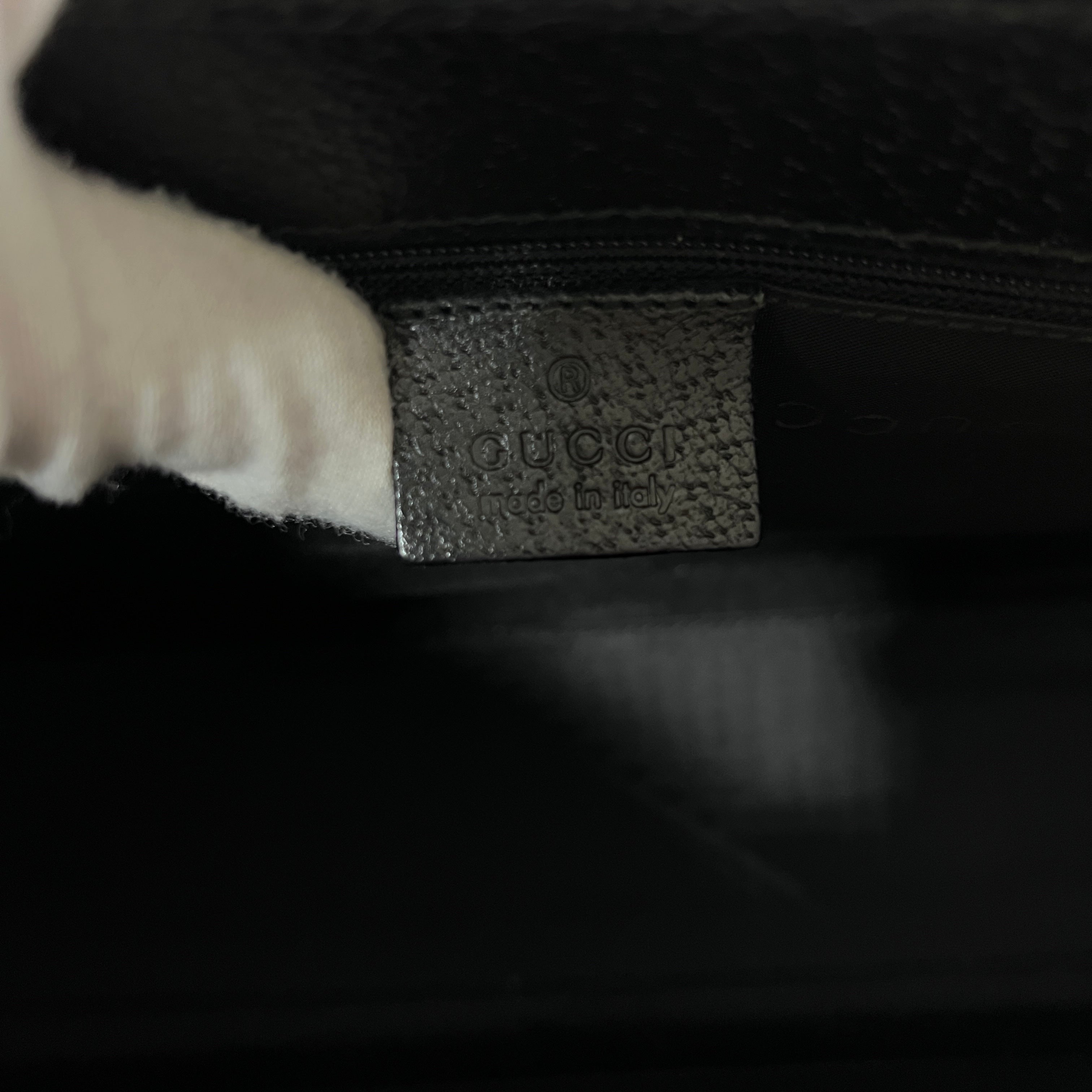 GUCCI Jackie black leather handbag