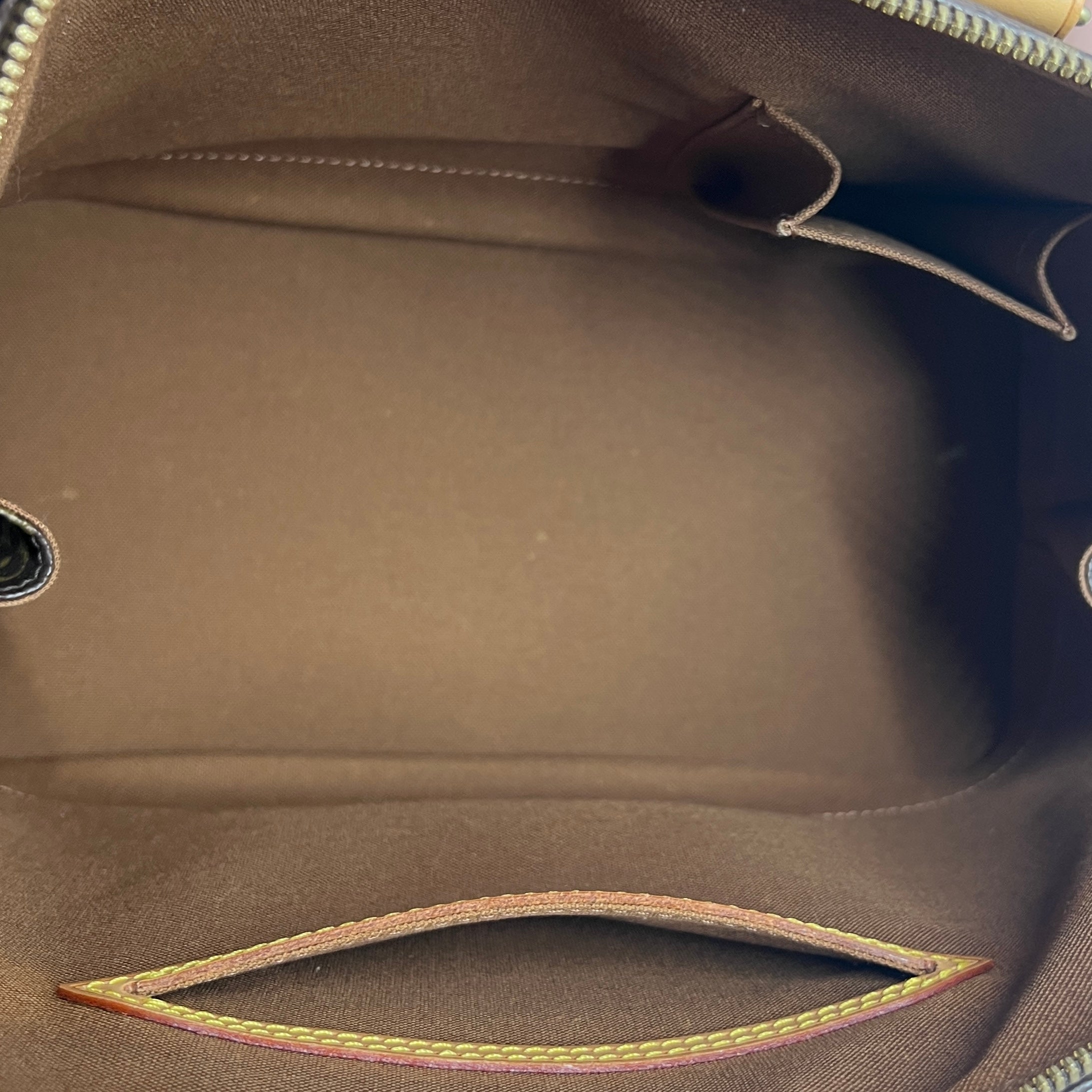 Sac à main LOUIS VUITTON Alma toile et cuir marron