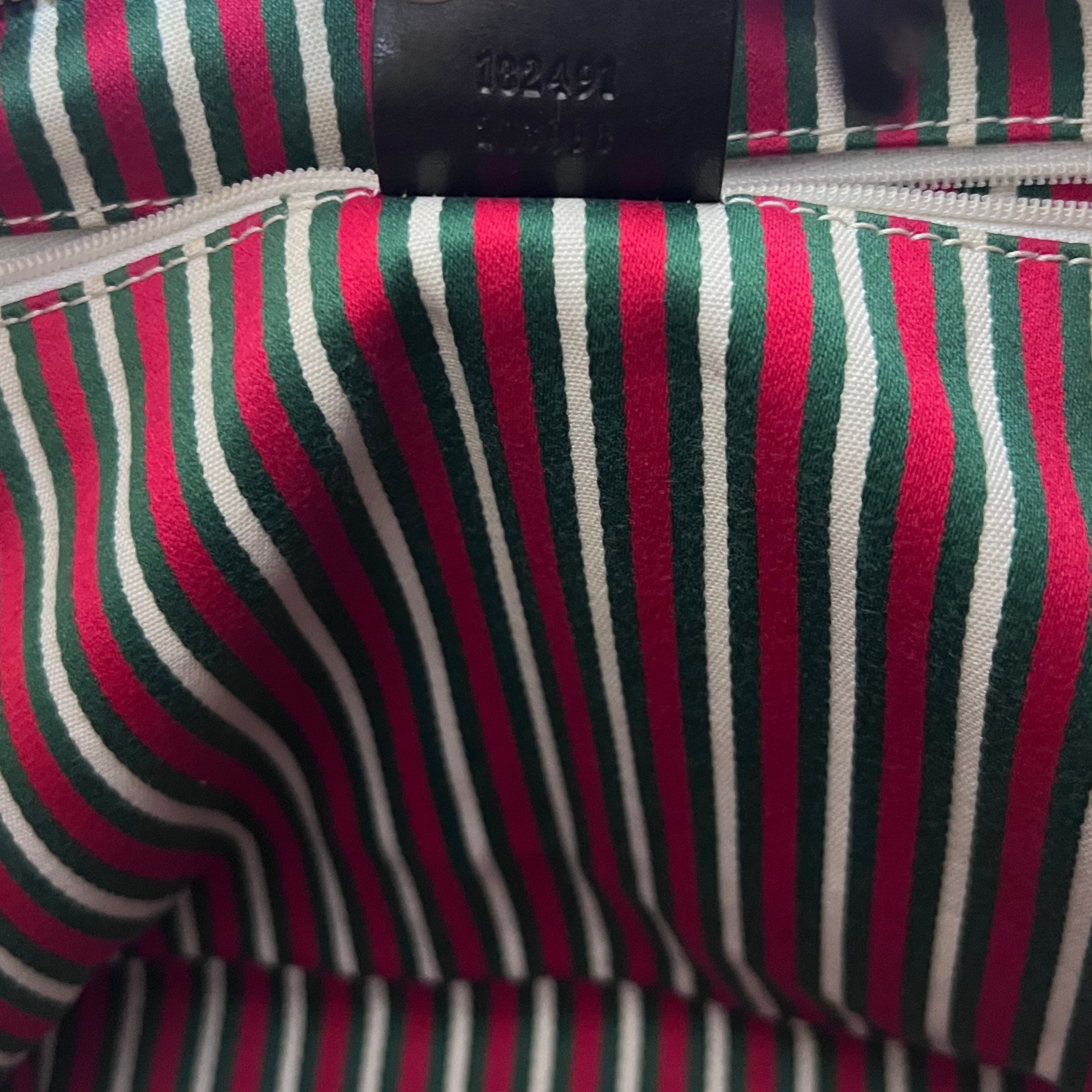 Sac à main GUCCI Hobo toile et cuir marron