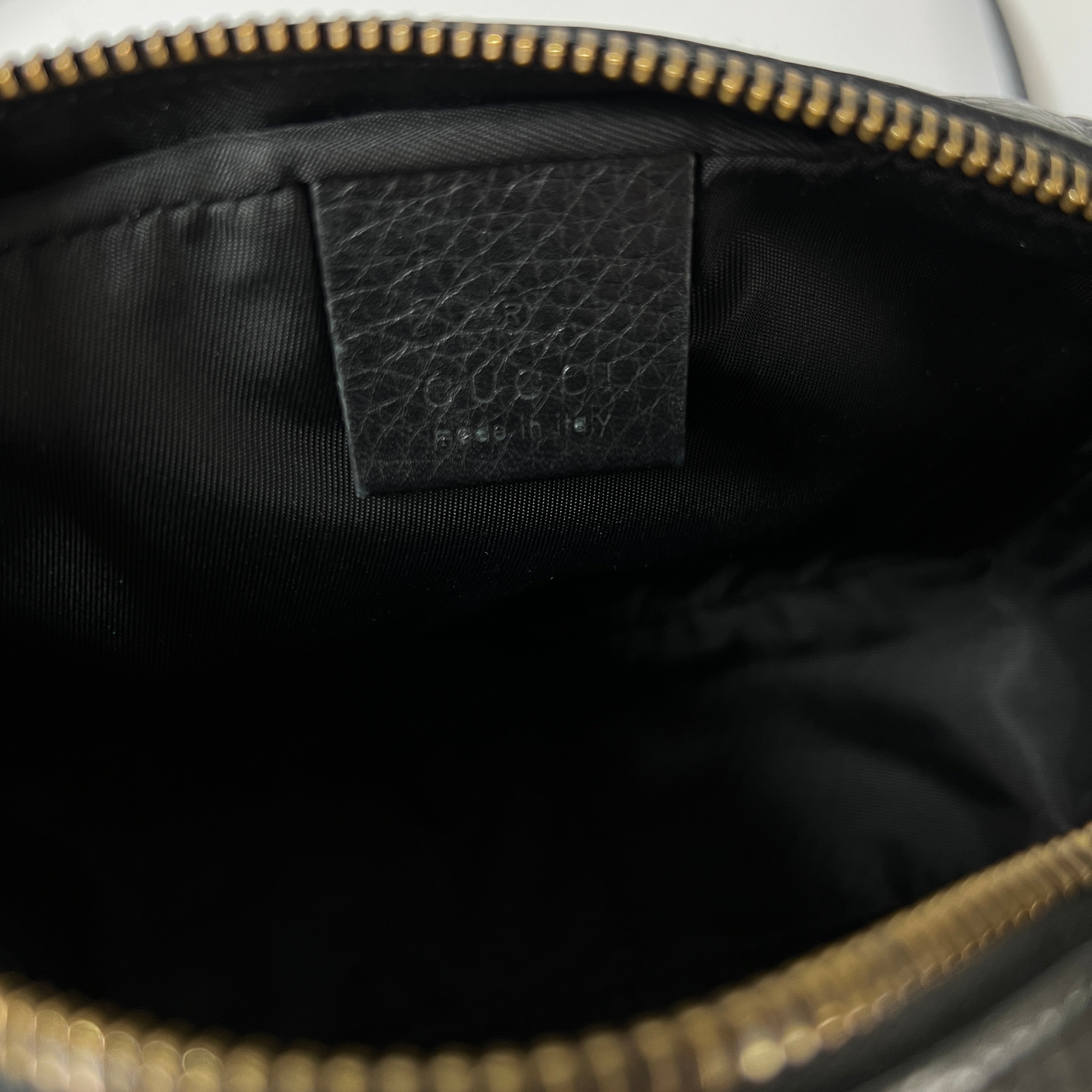Sac à main GUCCI Camera Soho Disco cuir noir