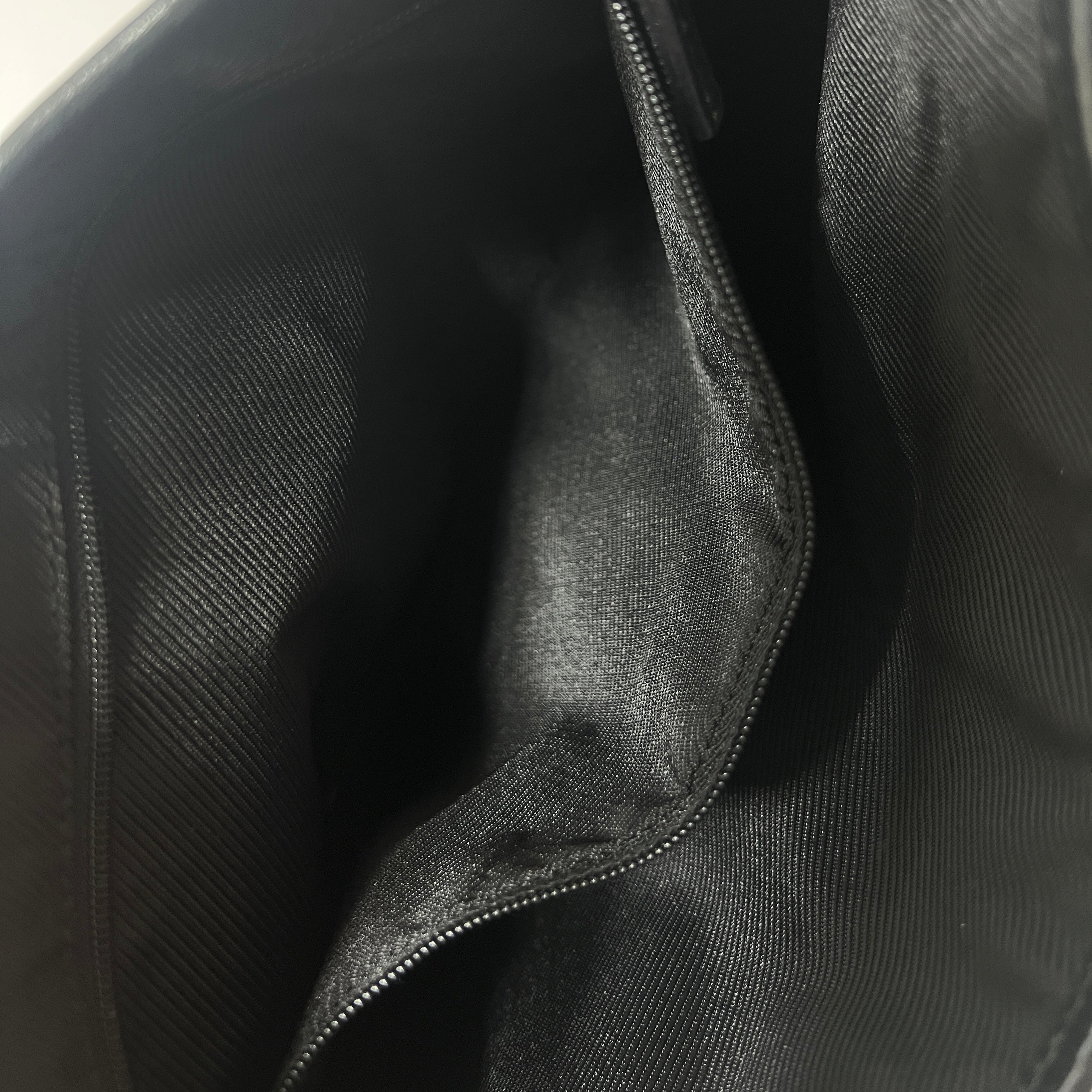 Sac à main GUCCI Jackie toile et cuir noir
