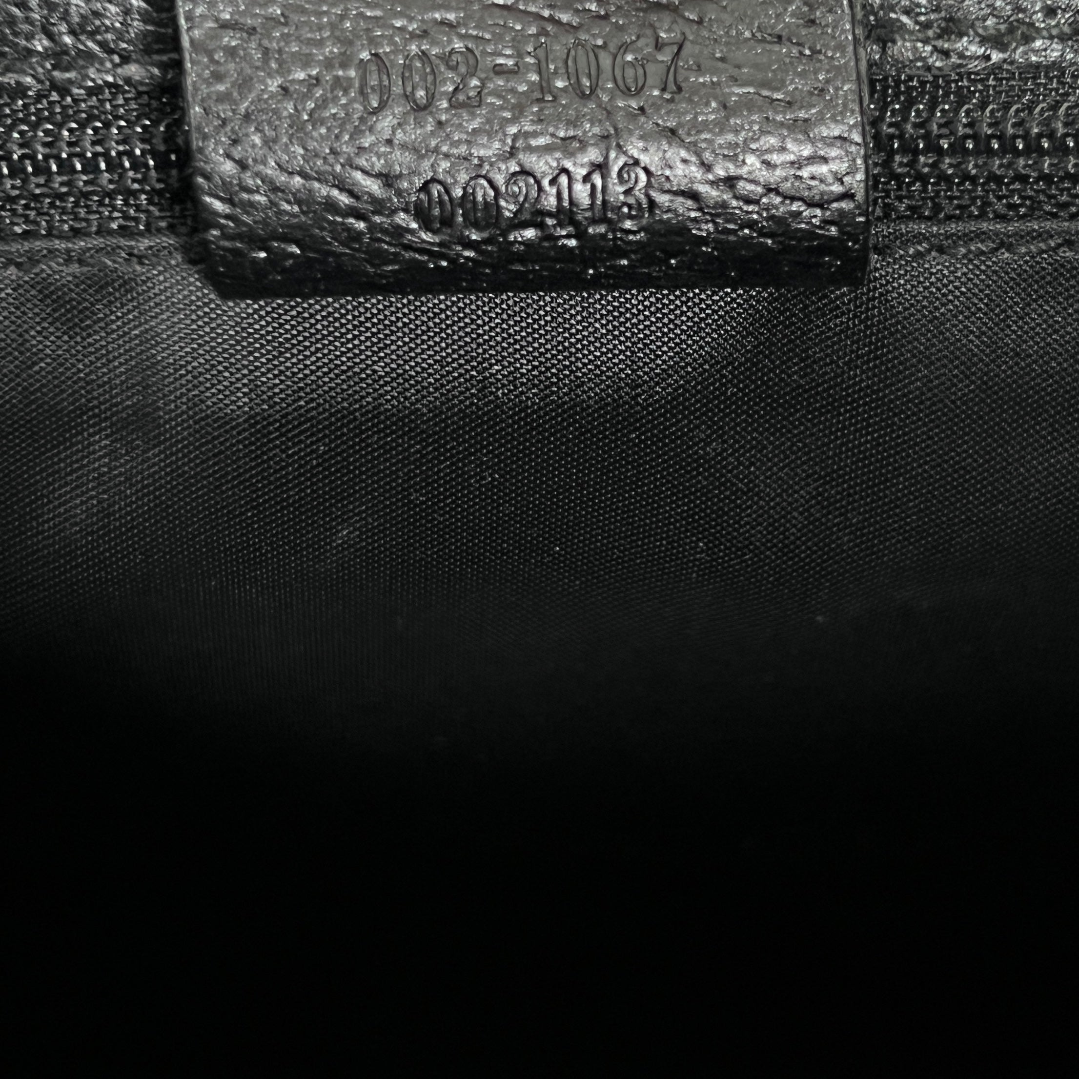 Sac à main GUCCI Jackie cuir noir