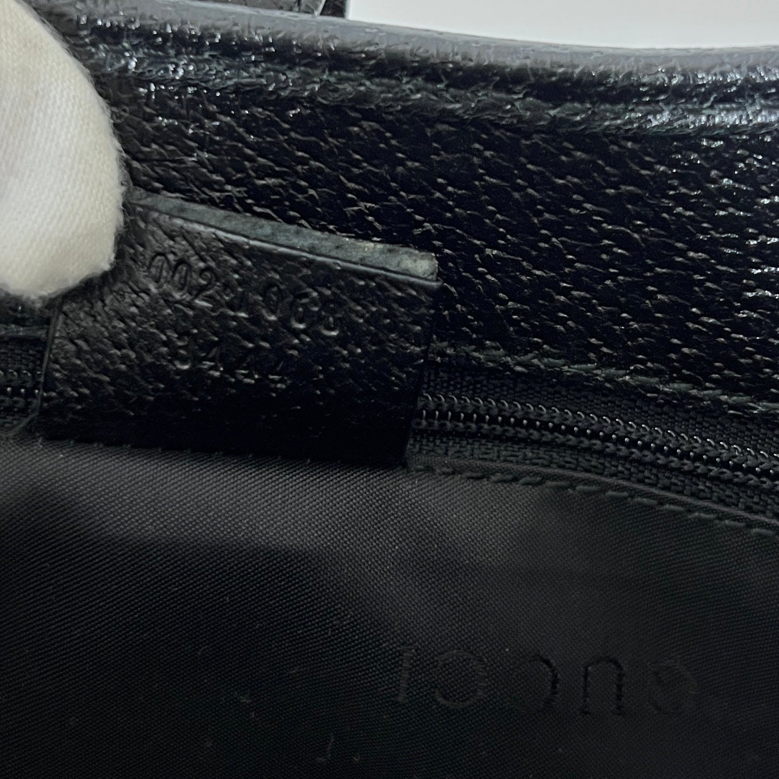 GUCCI Jackie black leather handbag