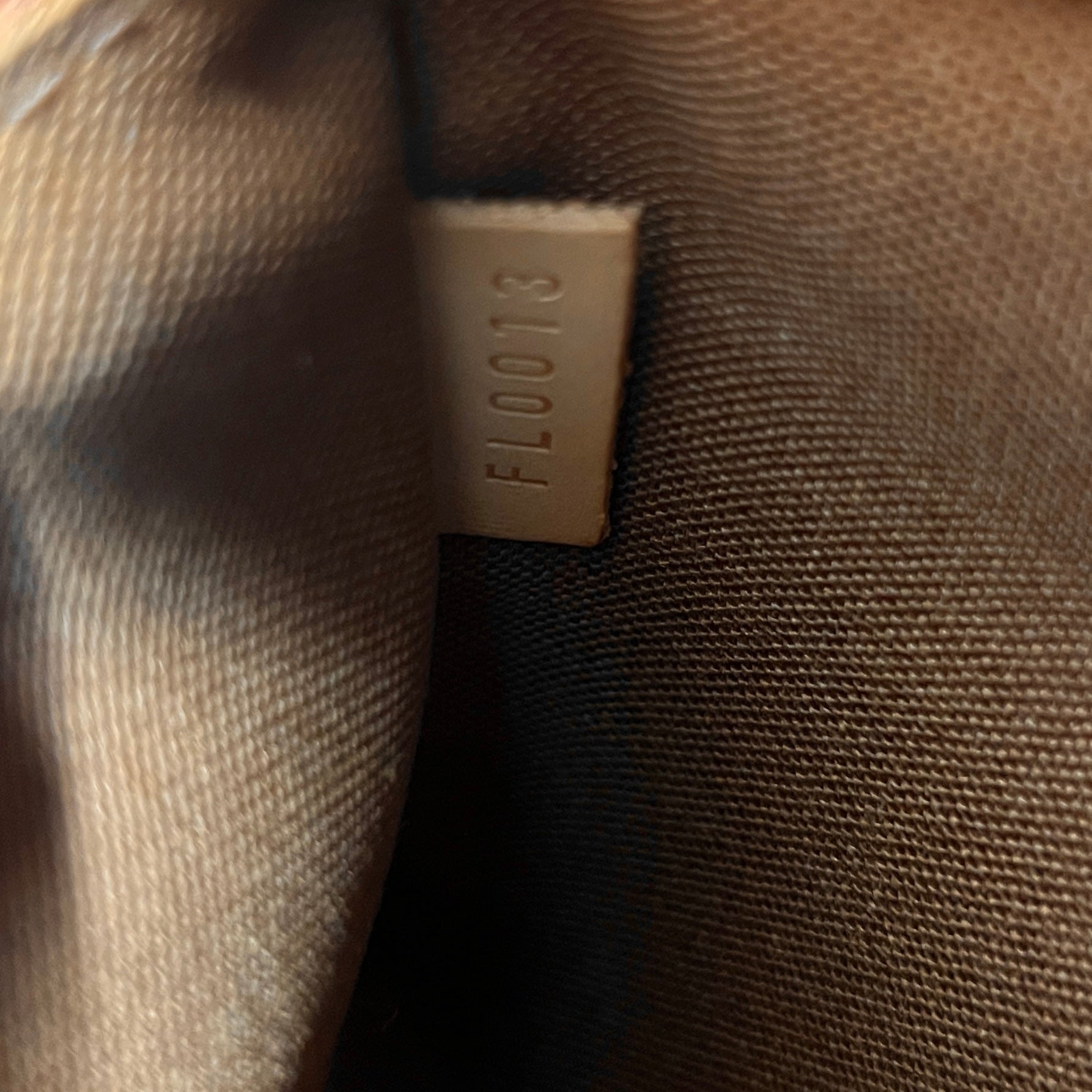 Sac à main LOUIS VUITTON Alma toile et cuir marron