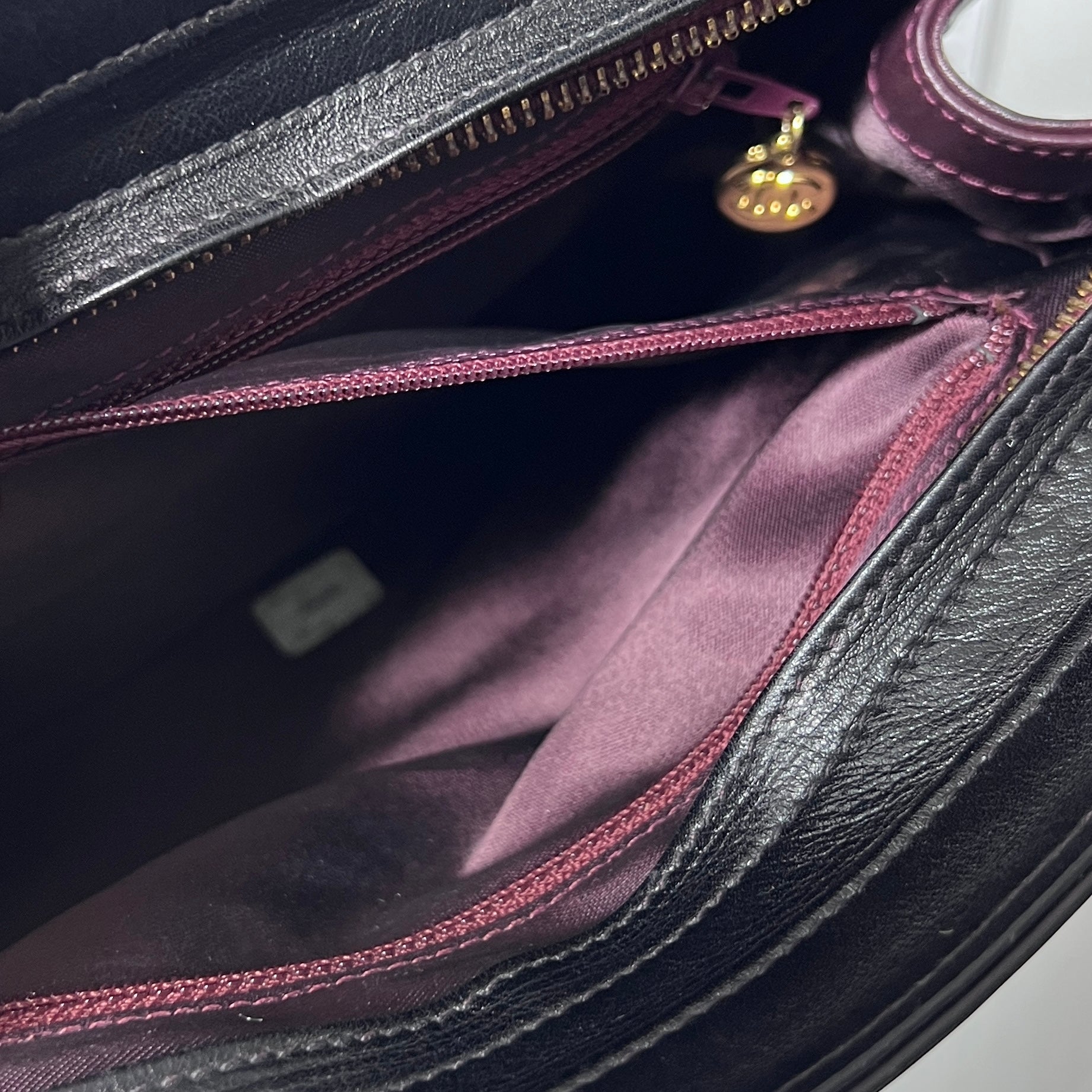 CHANEL Coco Tote black leather handbag