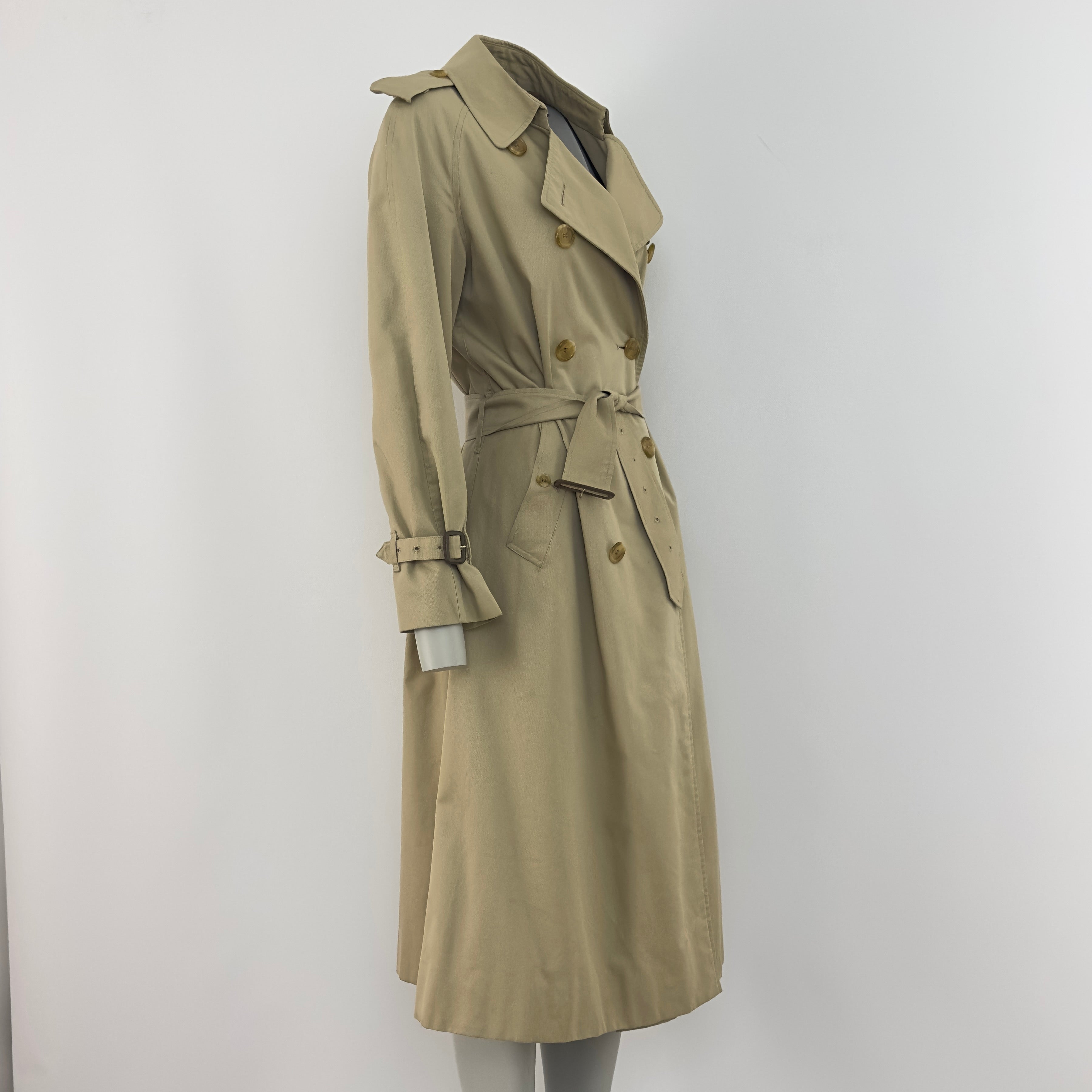 Trench Coat BURBERRY S coton beige