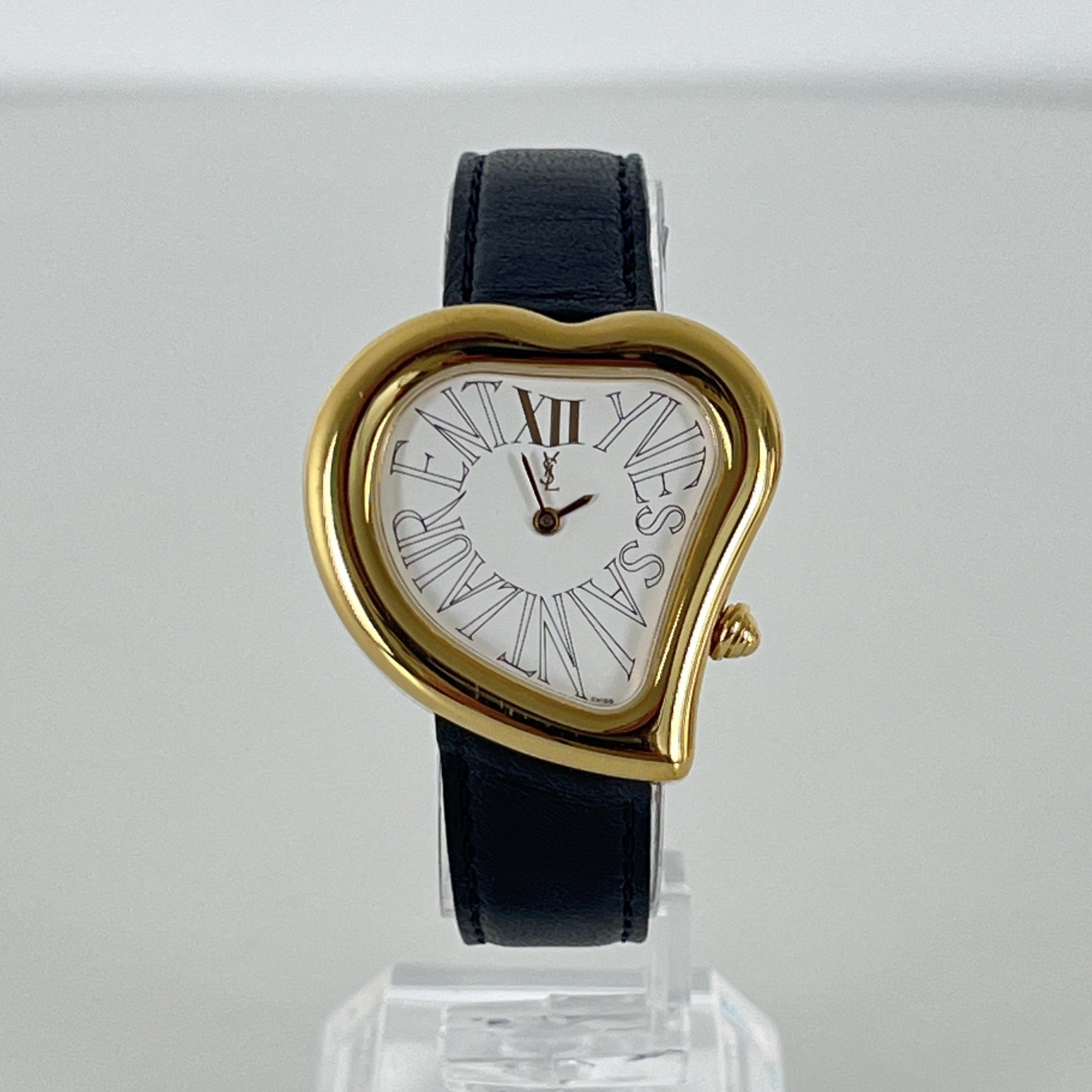 Montre YVES SAINT LAURENT Heart plaqué or dorée