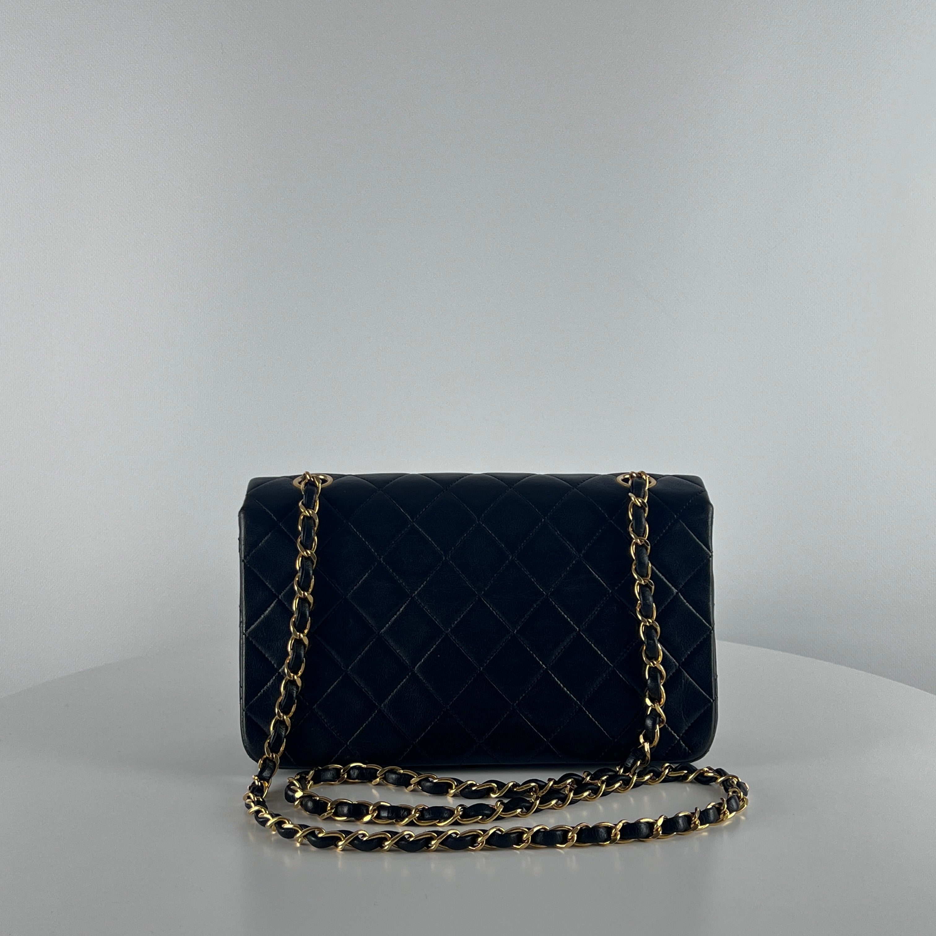 CHANEL Timeless 23 black leather handbag