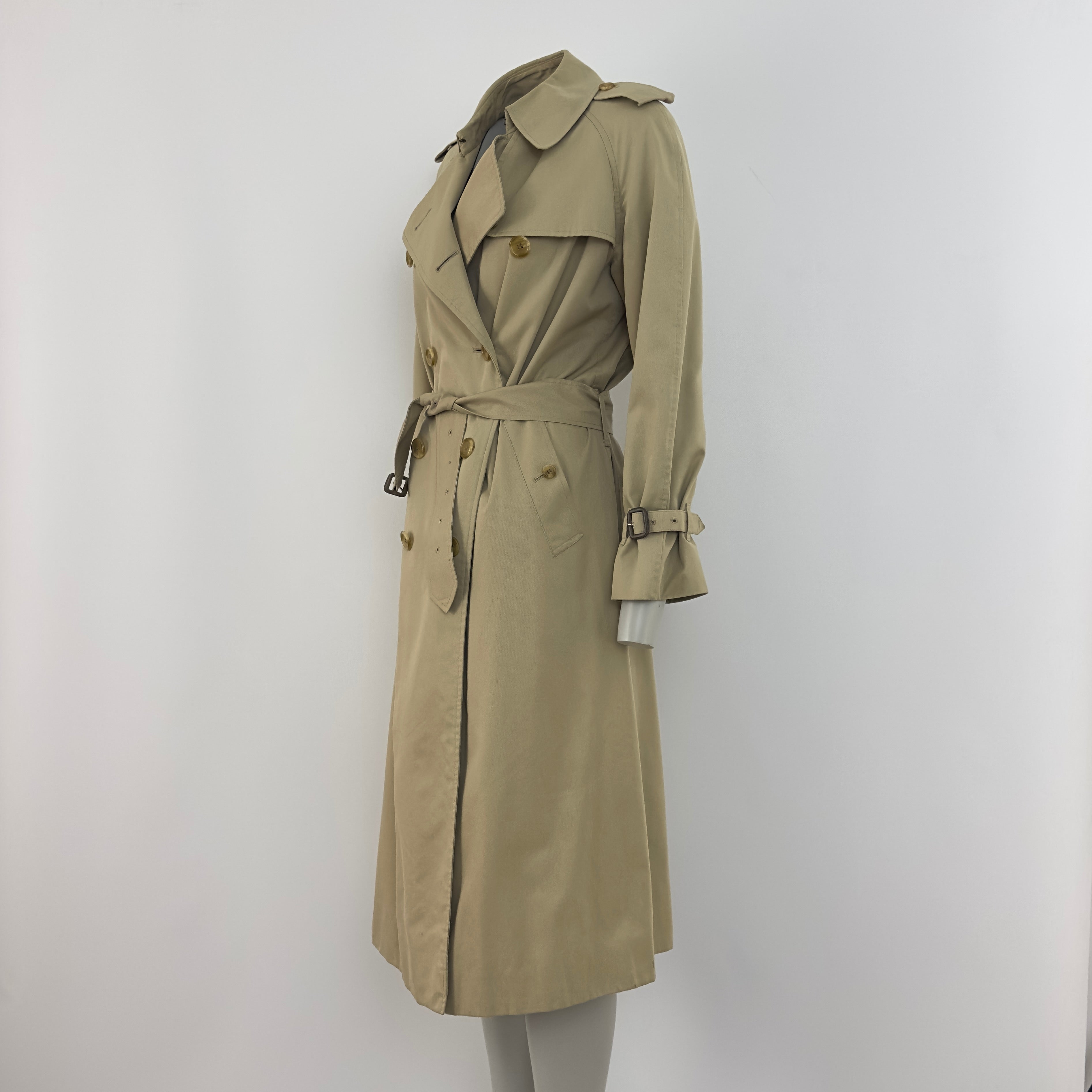 Trench Coat BURBERRY S coton beige