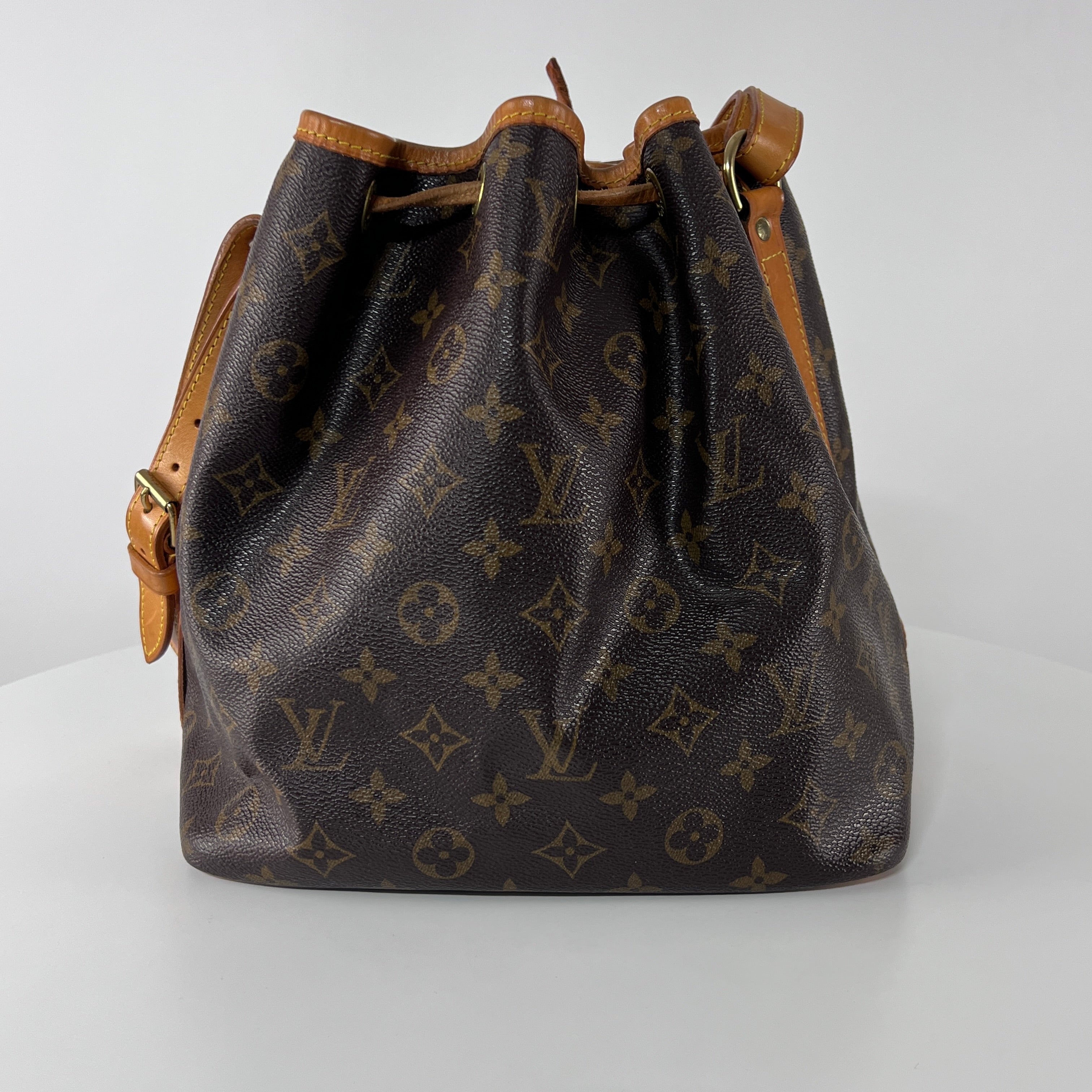 Sac à main LOUIS VUITTON Noé PM toile et cuir marron