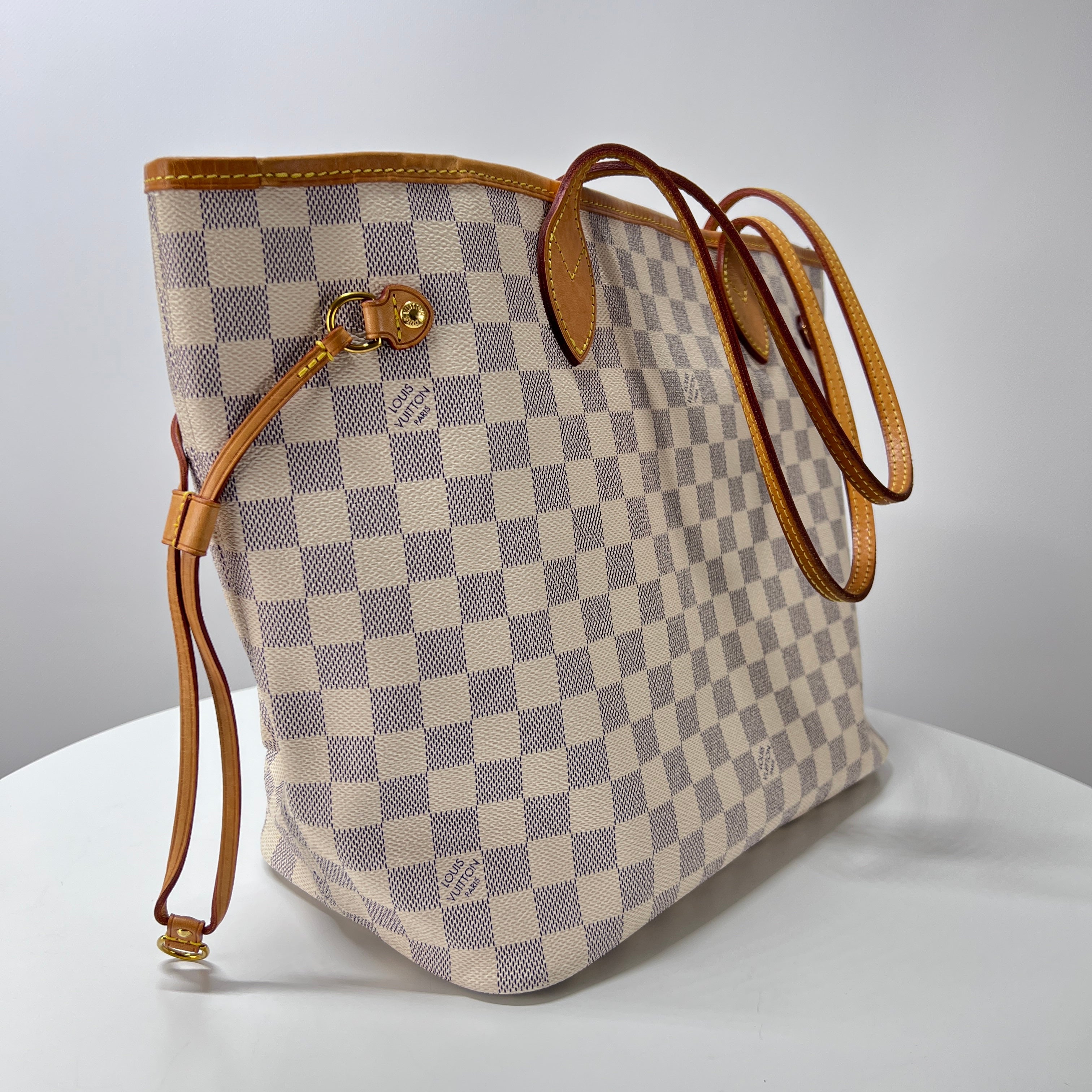 LOUIS VUITTON Neverfull GM handbag in multi-colored canvas and leather