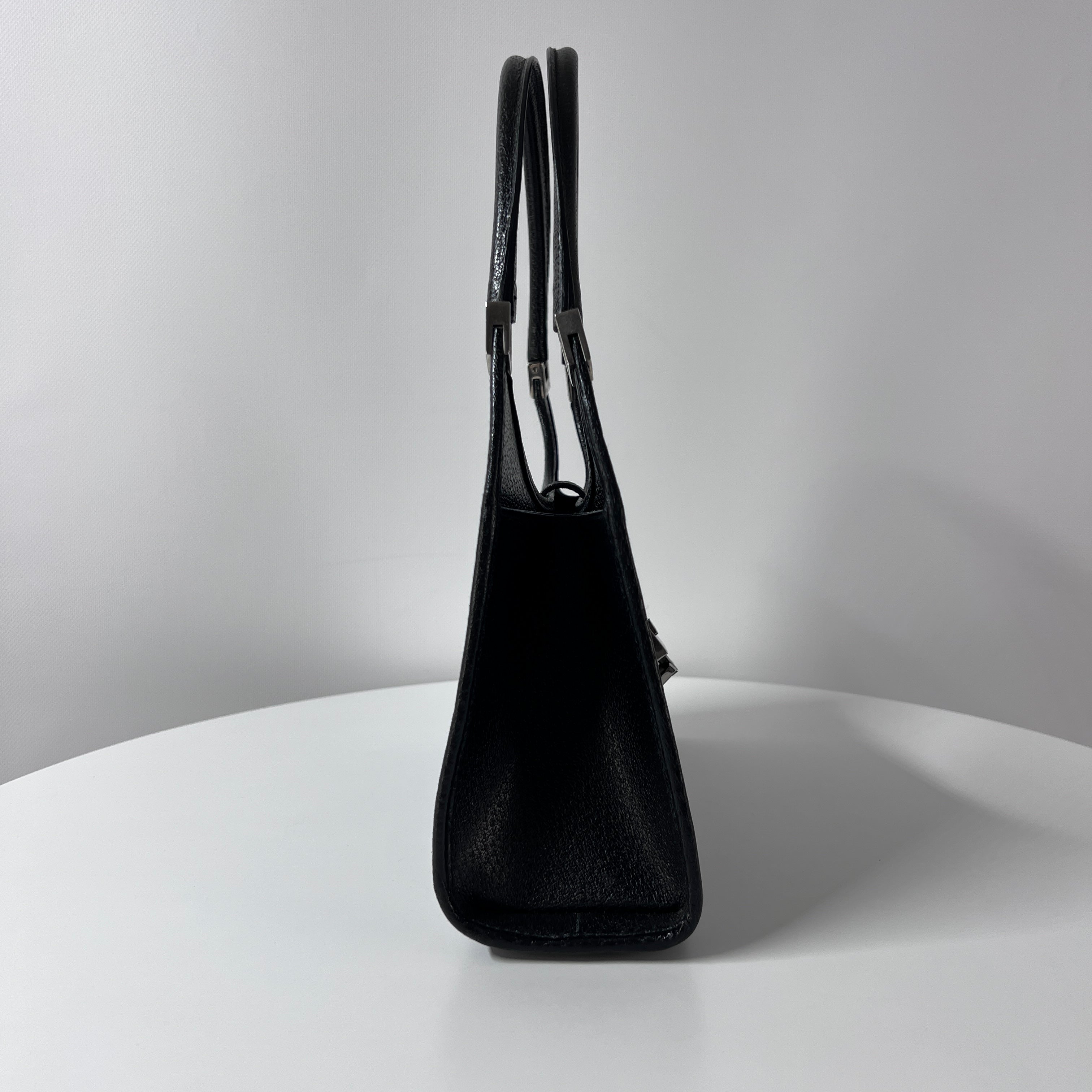 GUCCI Jackie black leather handbag