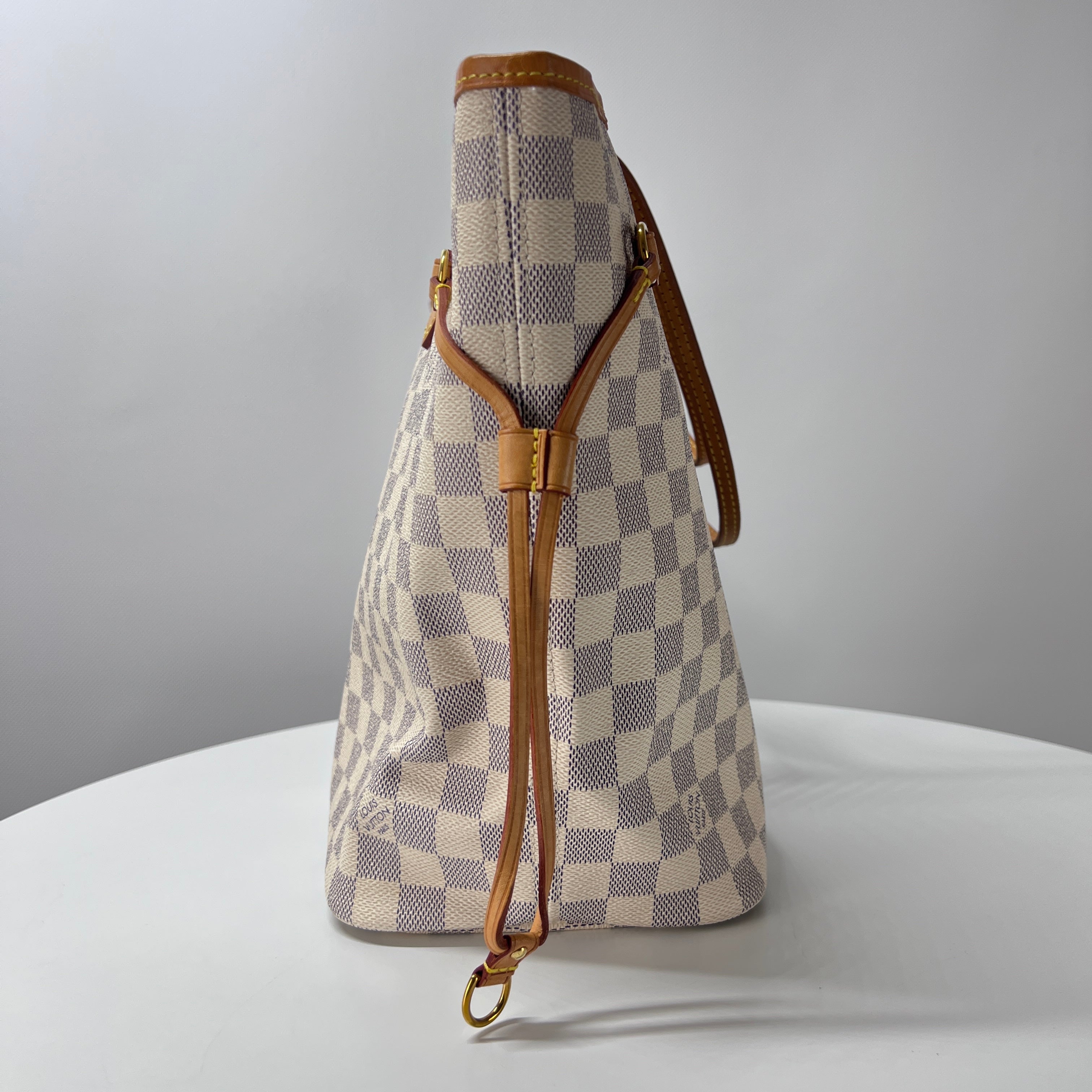 LOUIS VUITTON Neverfull GM handbag in multi-colored canvas and leather