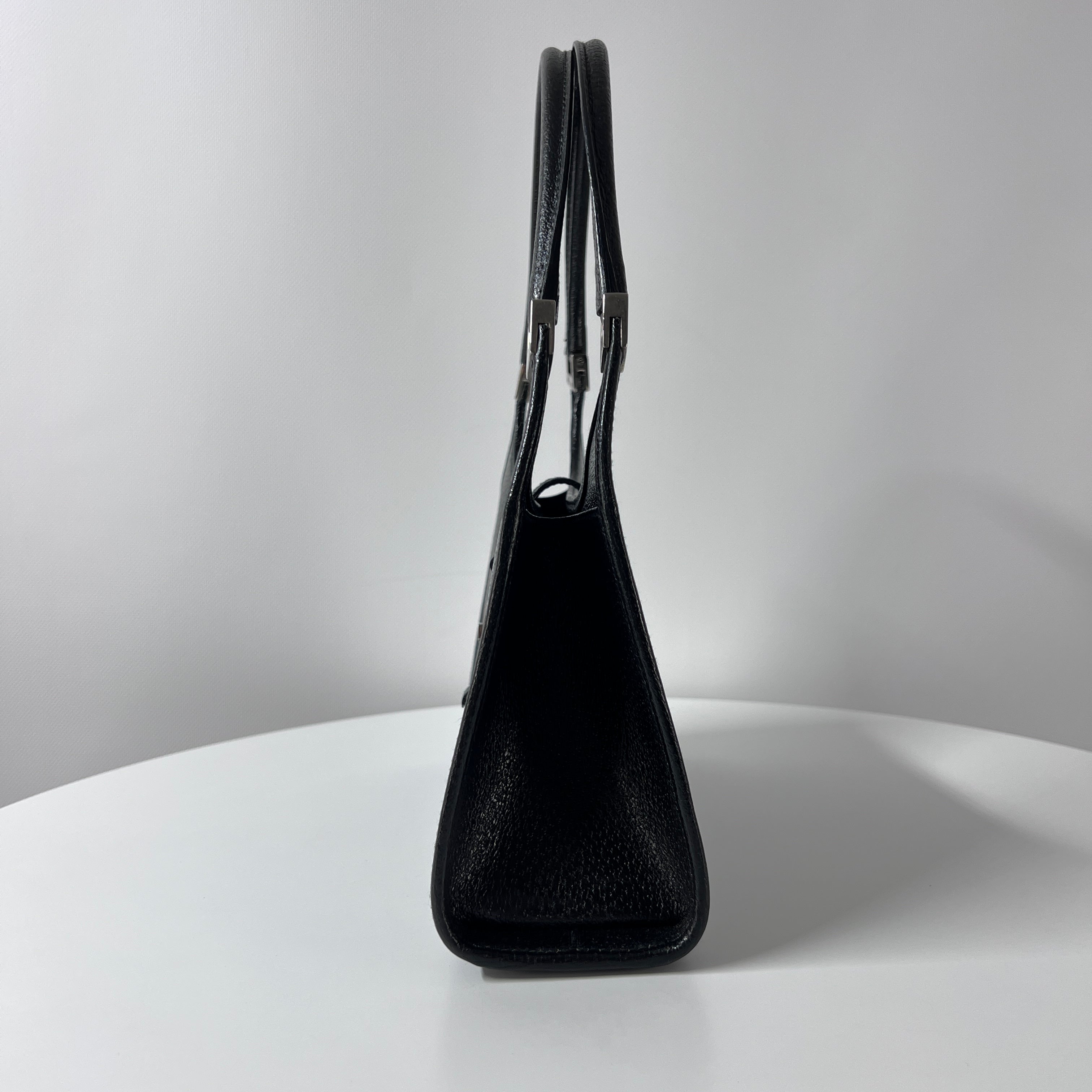 GUCCI Jackie black leather handbag