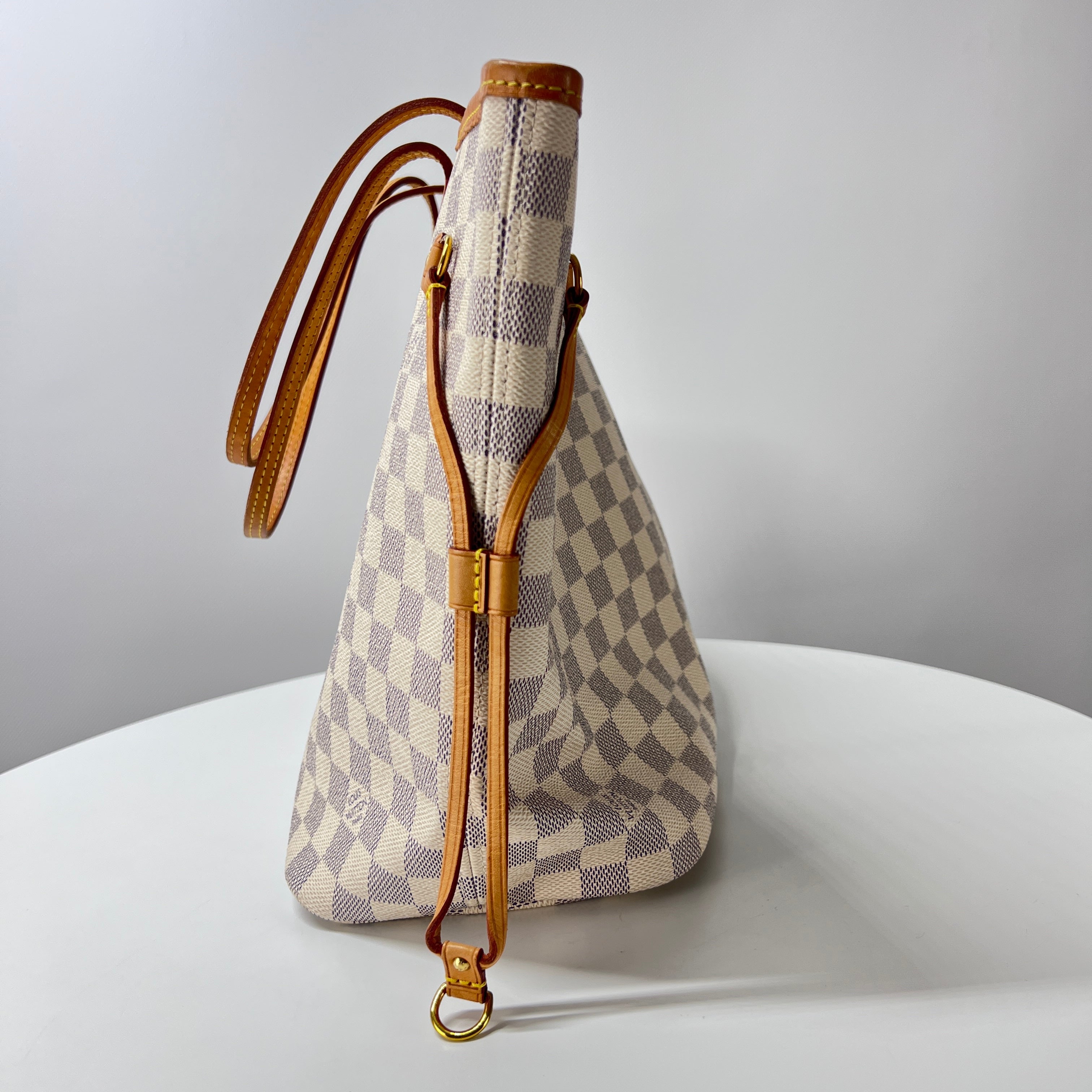 LOUIS VUITTON Neverfull GM handbag in multi-colored canvas and leather
