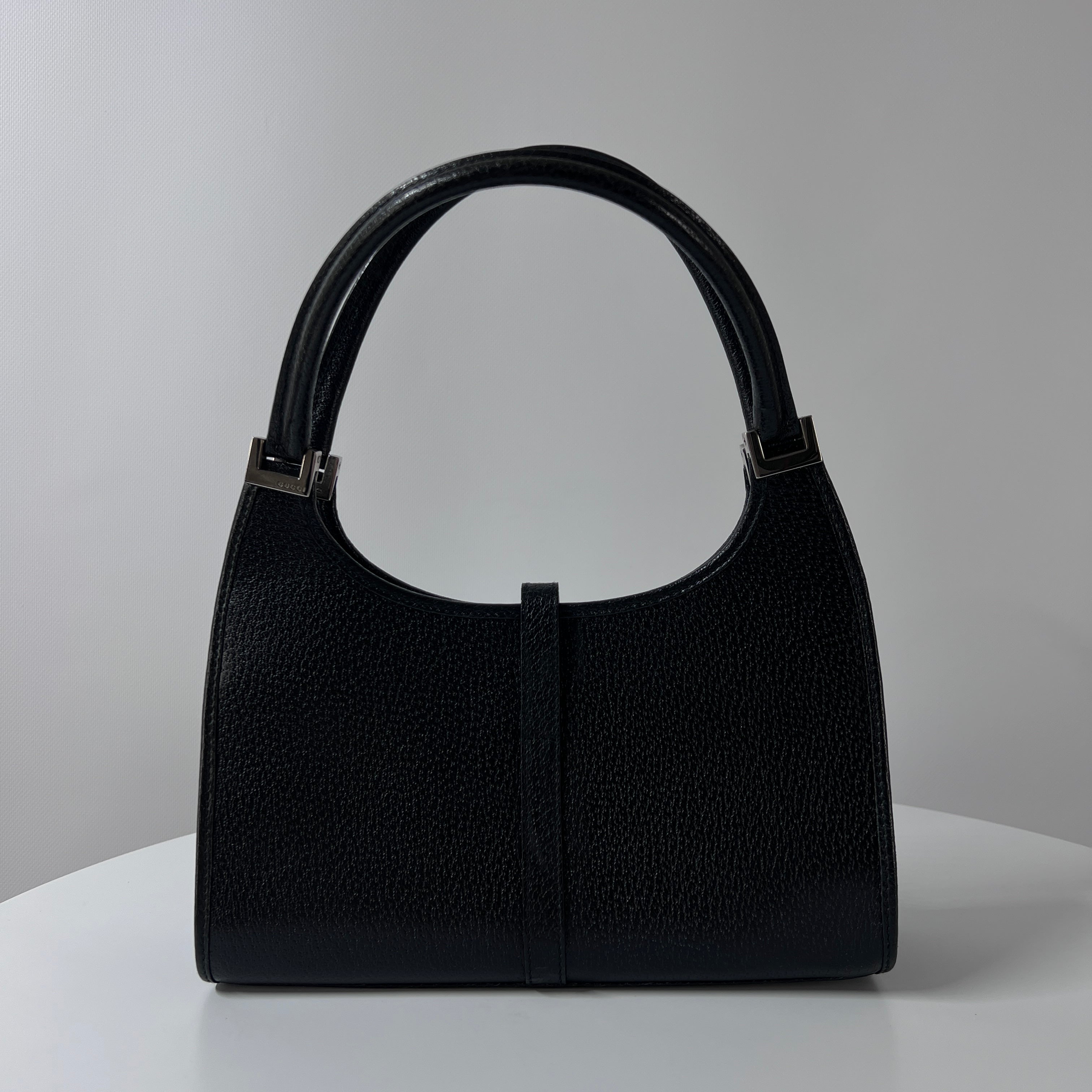 GUCCI Jackie black leather handbag