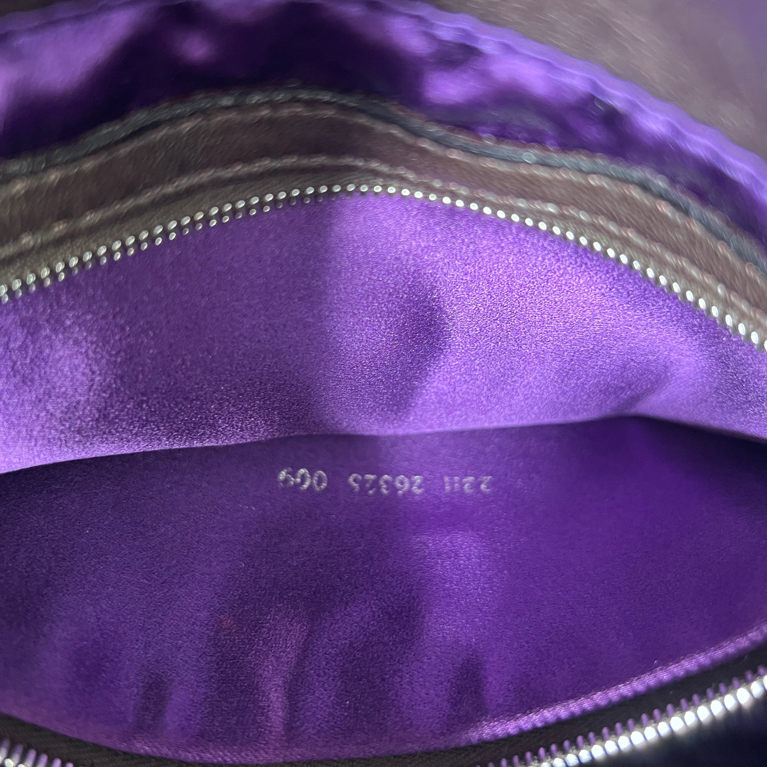 FENDI Mamma Leather handbag in brown leather