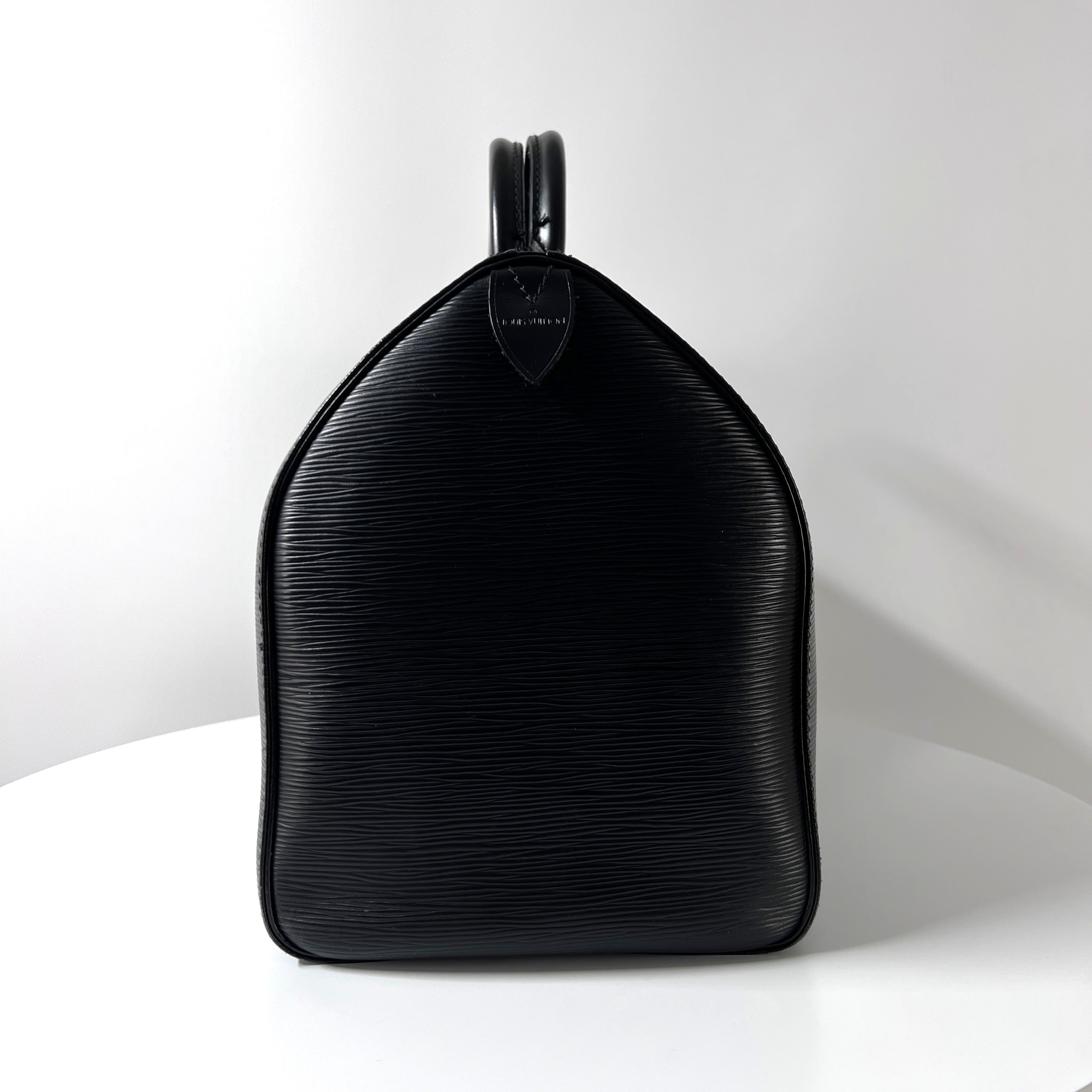 Sac à main LOUIS VUITTON Speedy 40 cuie épi noir