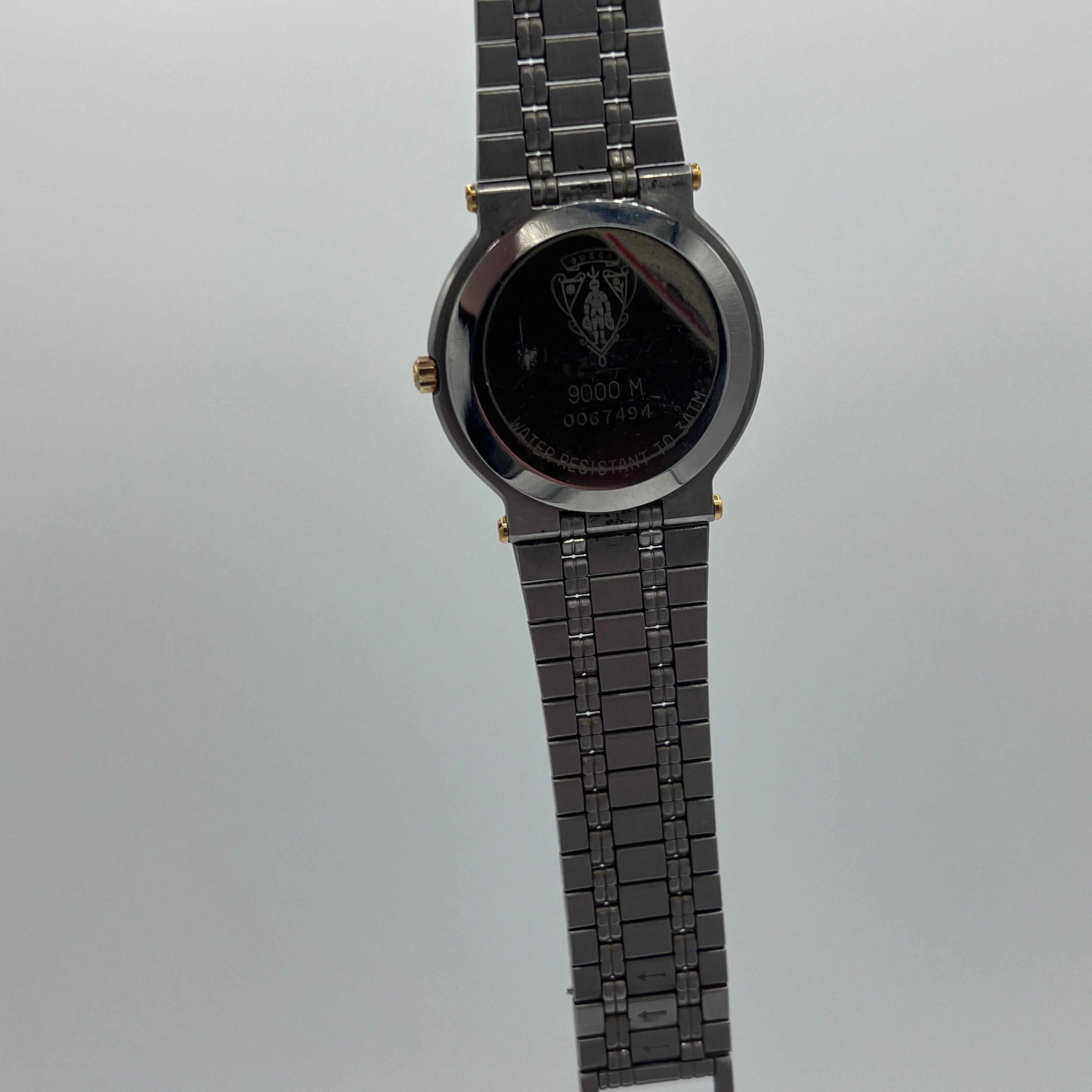 Montre GUCCI 9000M acier Bicolore
