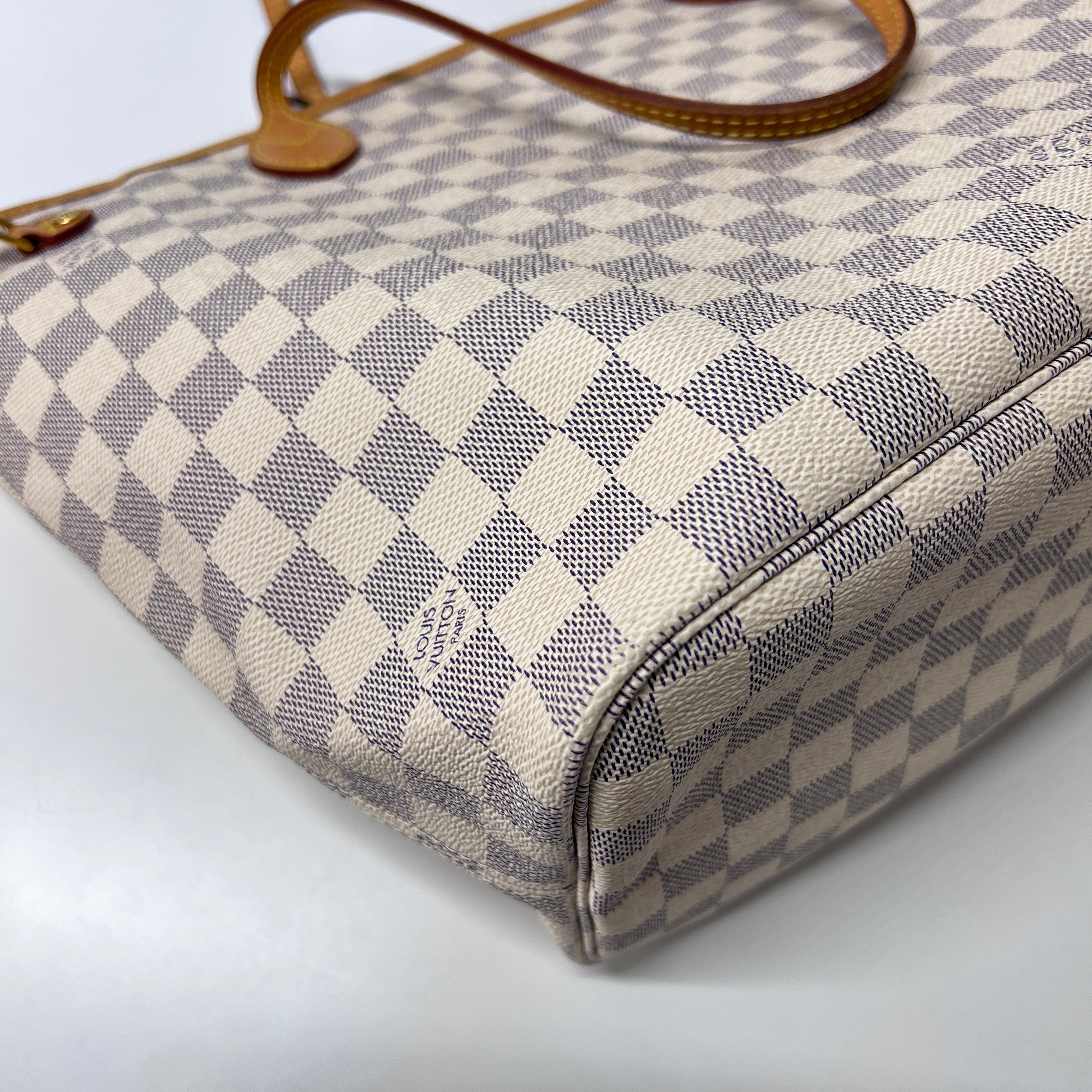 LOUIS VUITTON Neverfull GM handbag in multi-colored canvas and leather