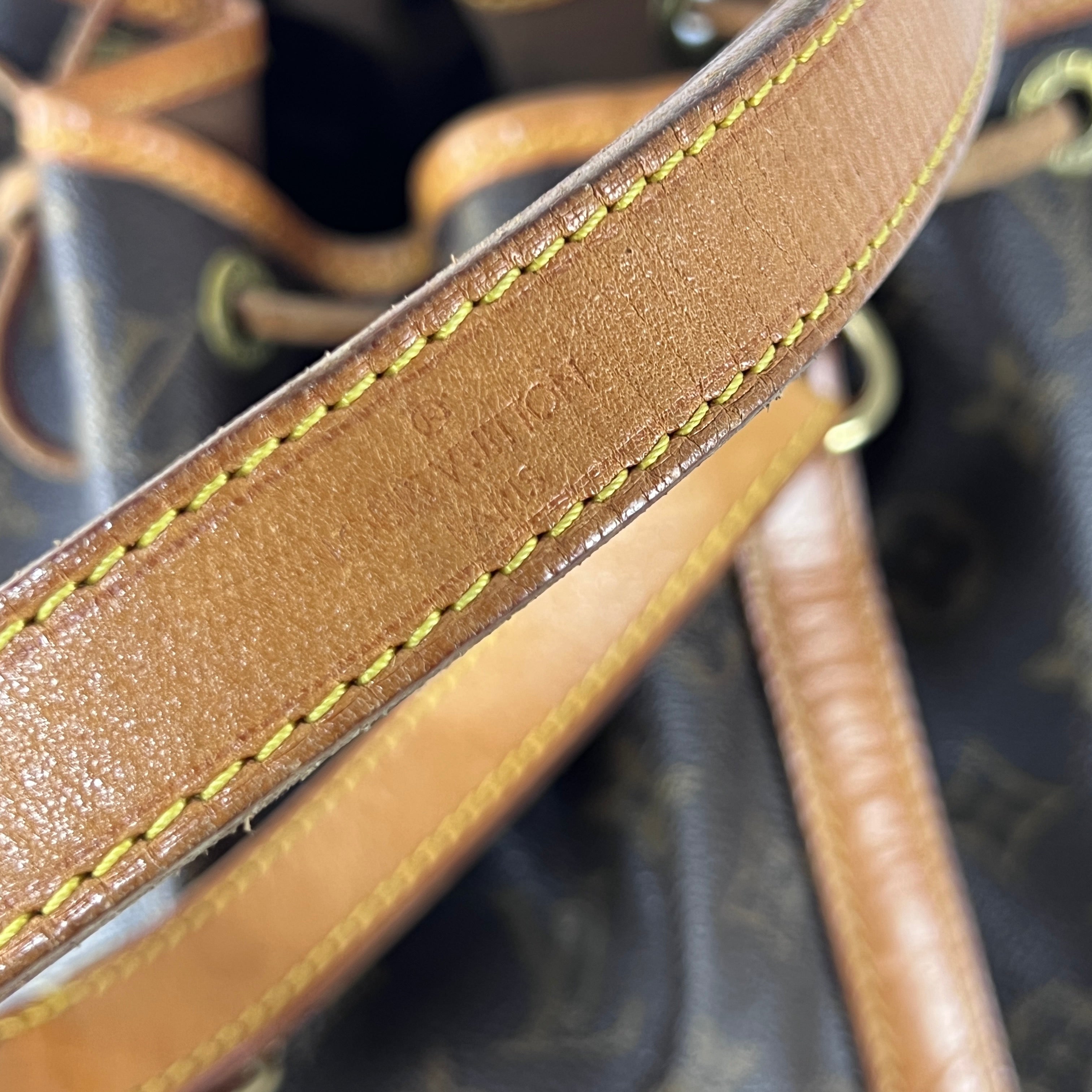 Sac à main LOUIS VUITTON Noé PM toile et cuir marron