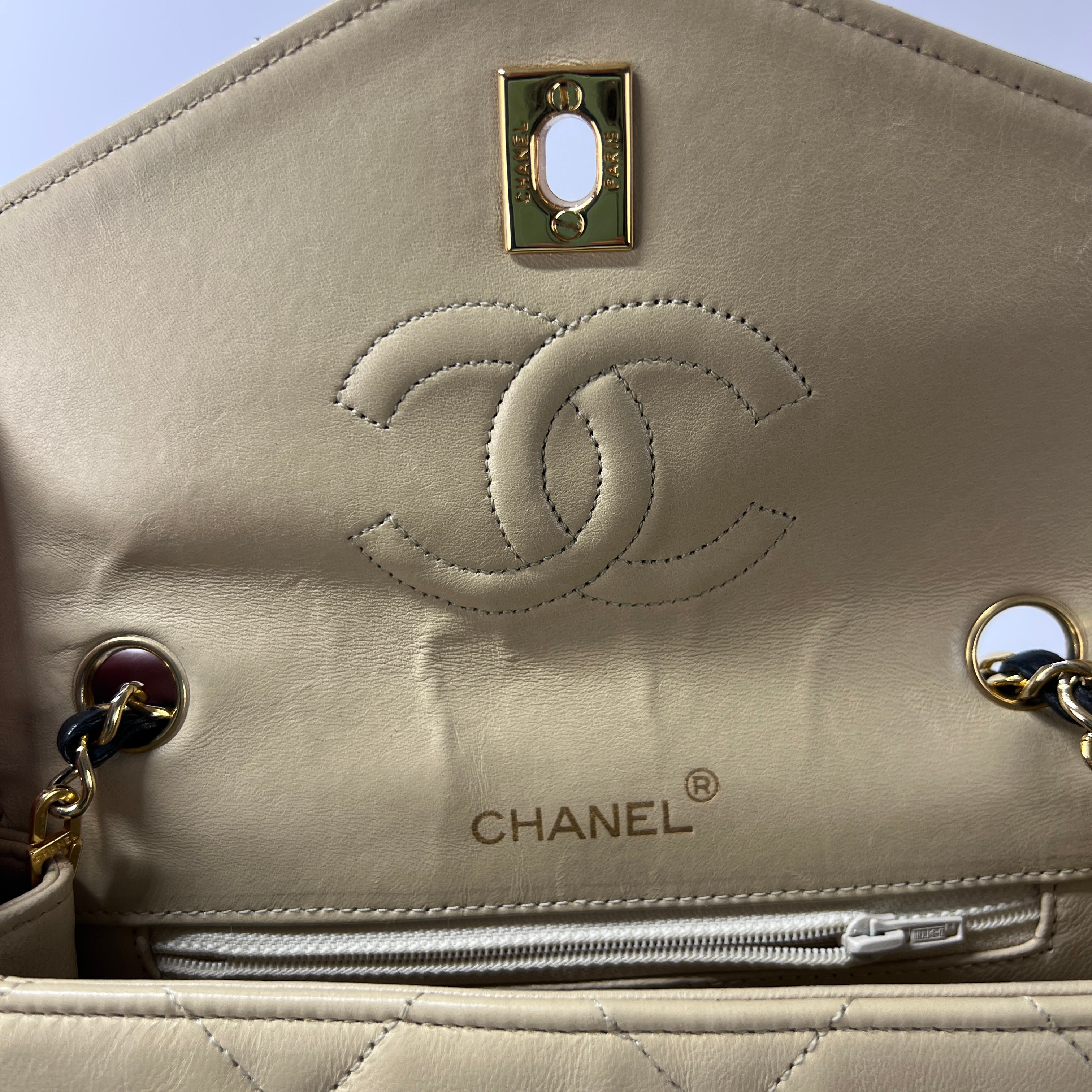 CHANEL Timeless two-tone handbag