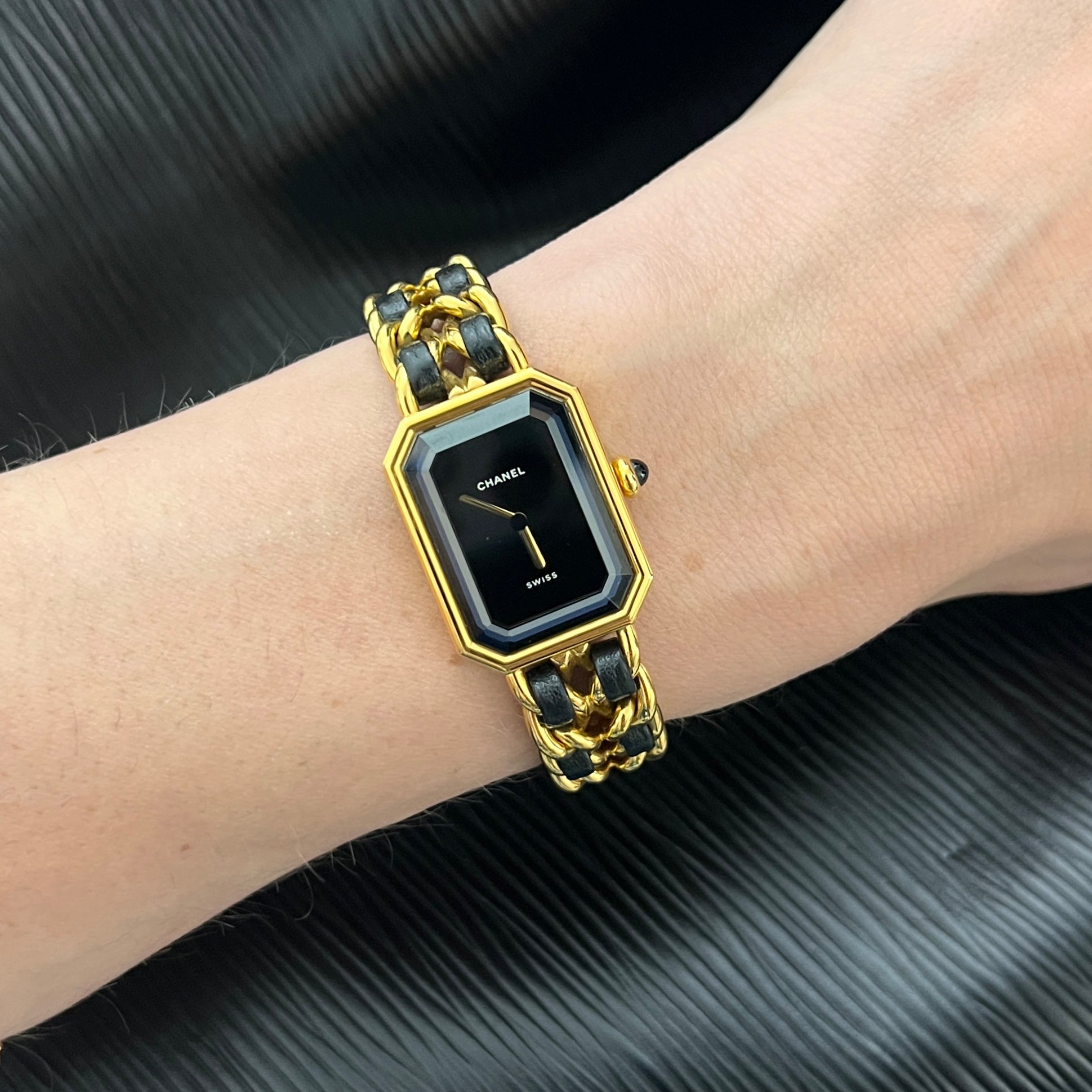 CHANEL Première gold-plated watch, size S