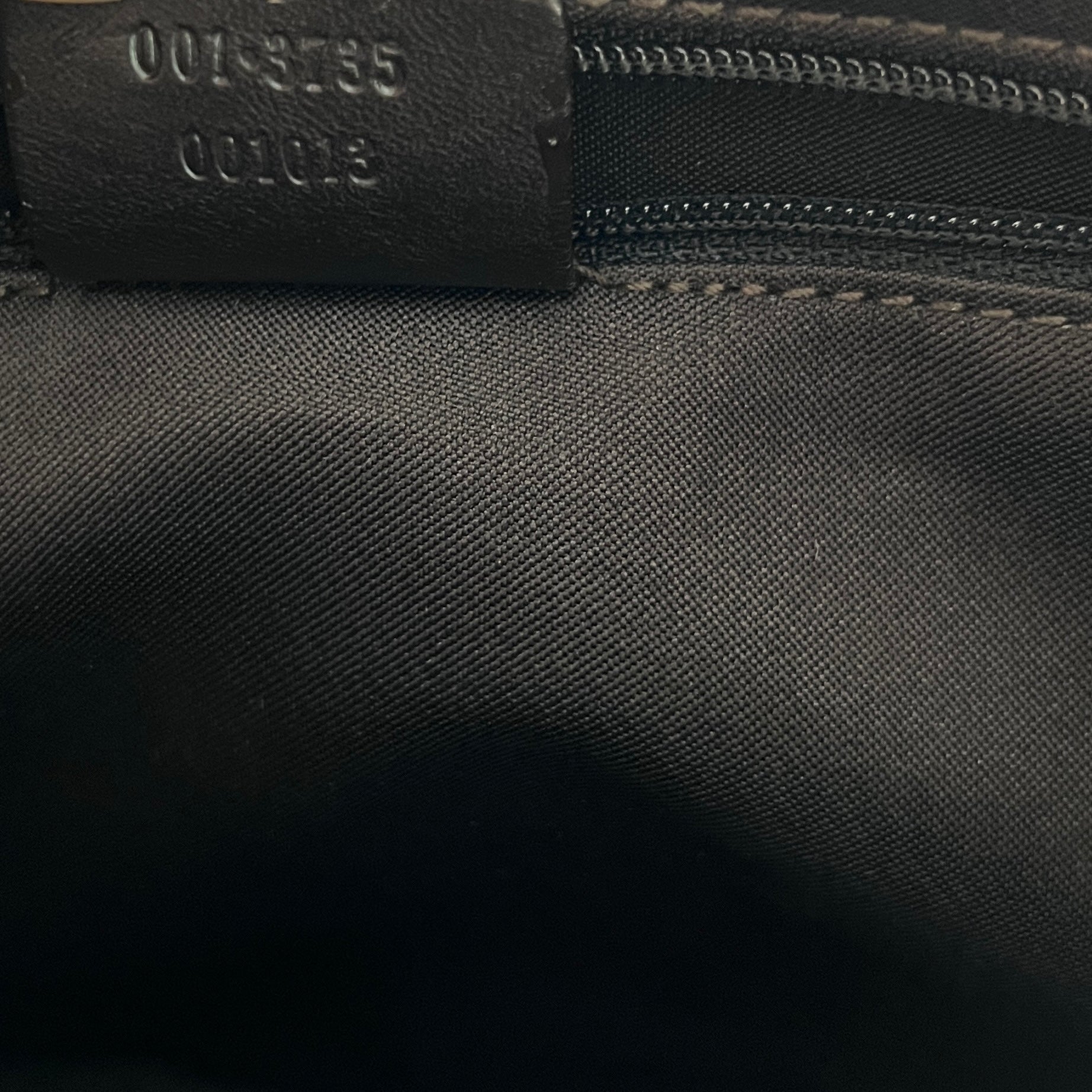 GUCCI Jackie Iconic canvas and brown leather handbag