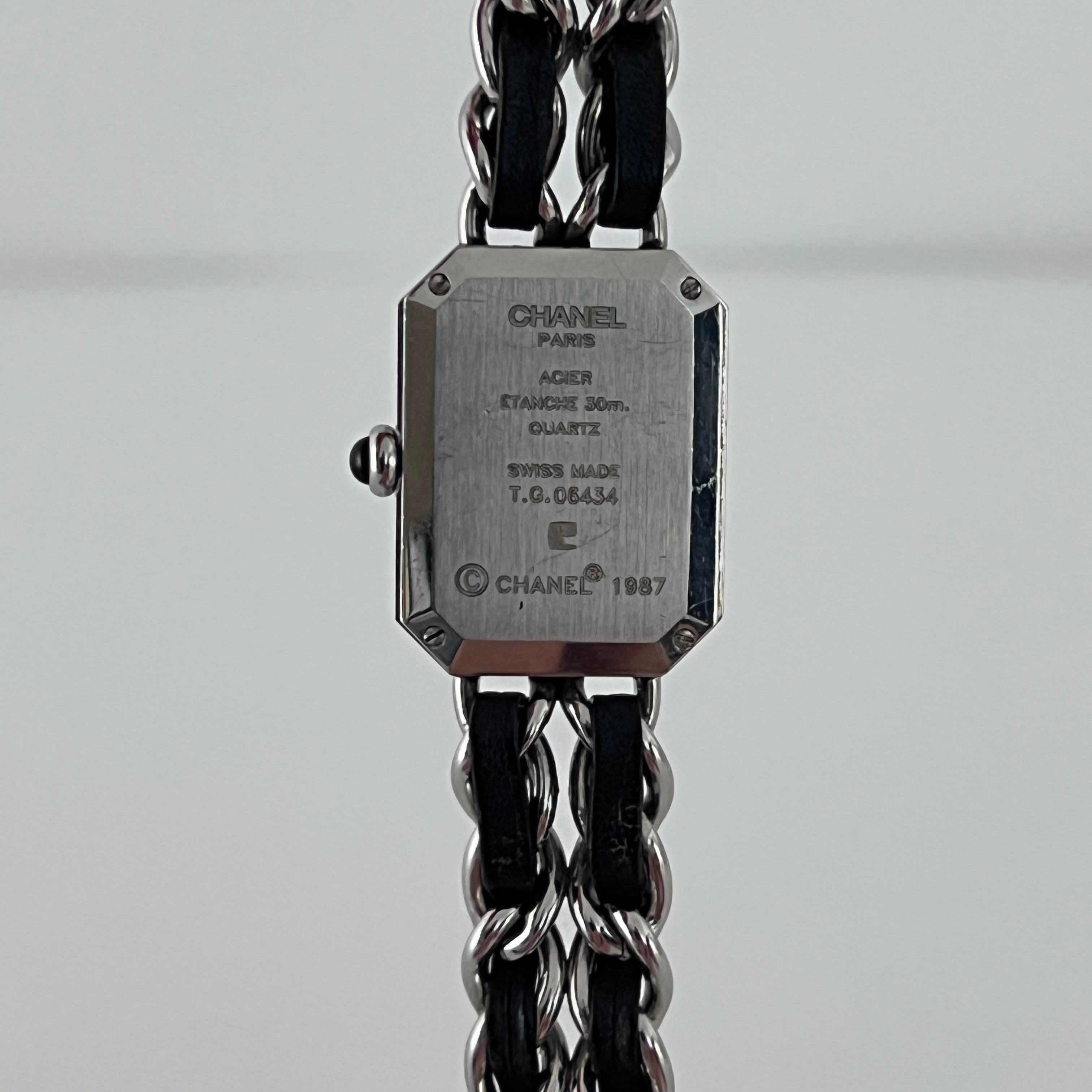 CHANEL Première Silver watch in silver-plated steel