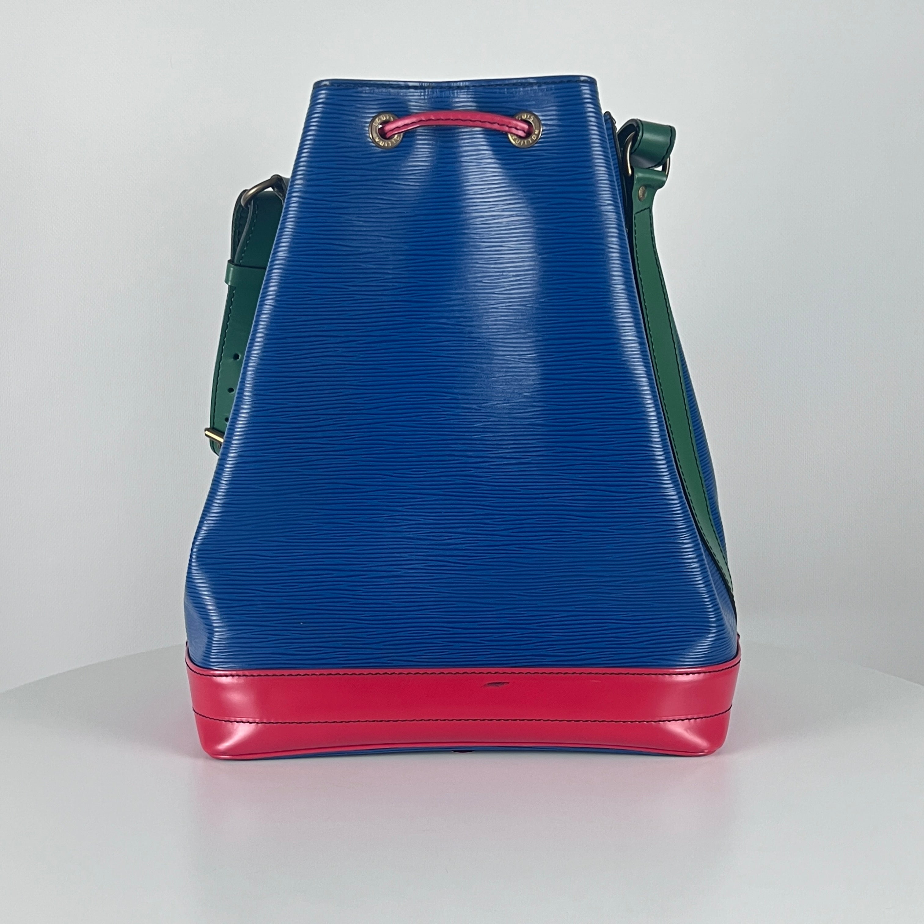 LOUIS VUITTON Noé tricolor leather handbag