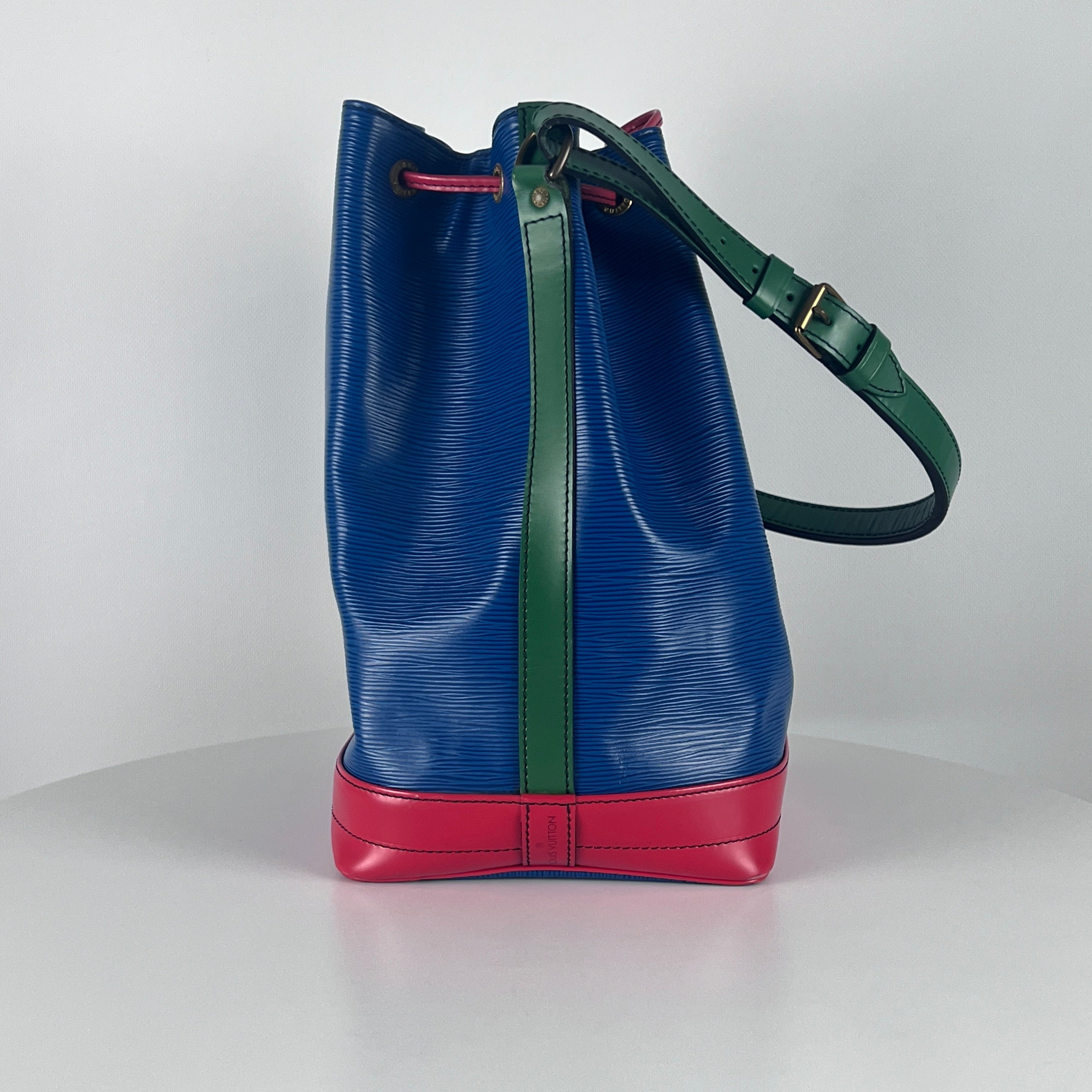LOUIS VUITTON Noé tricolor leather handbag